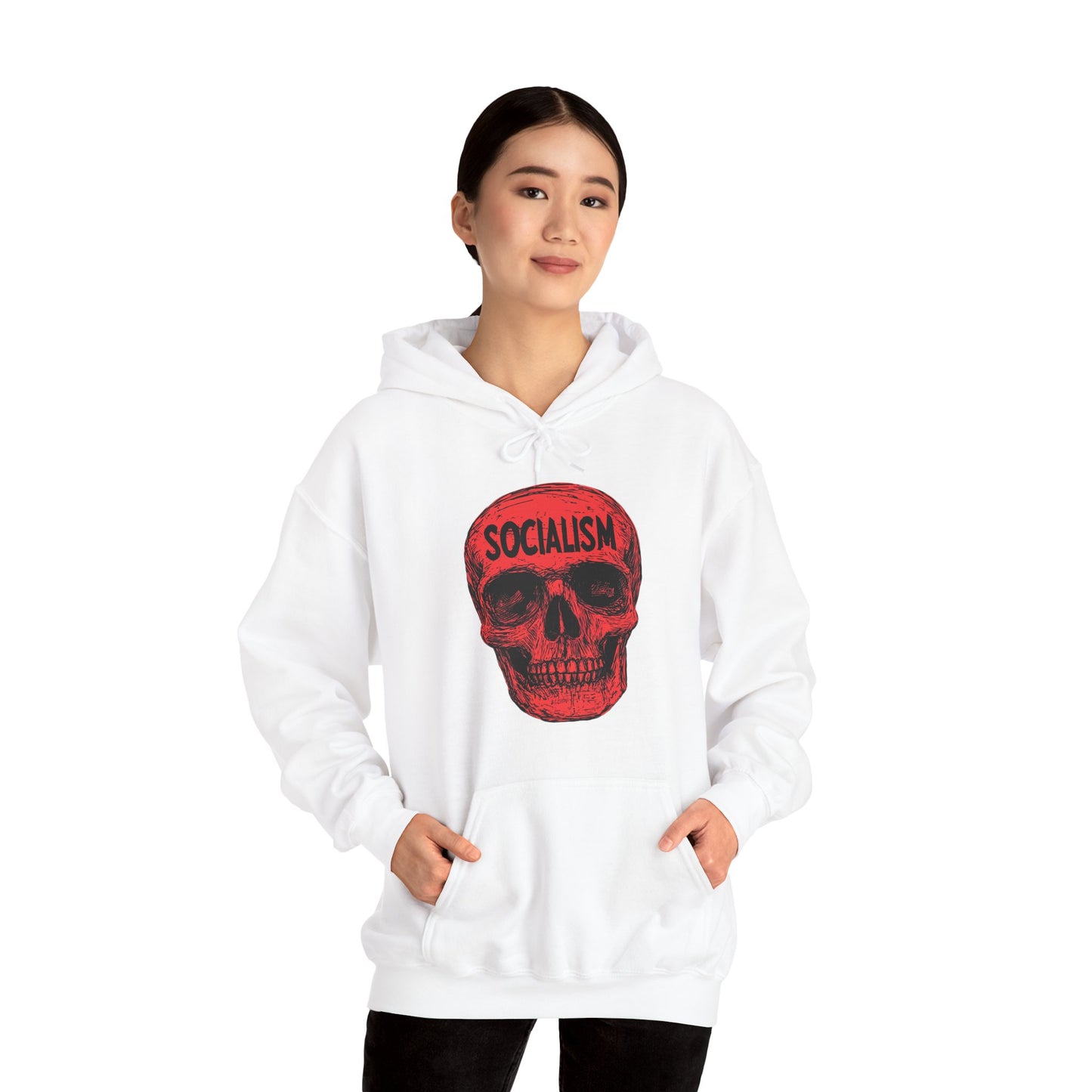 Socialism Means Death Unisex Heavy Blend™ Hooded Sweatshirt