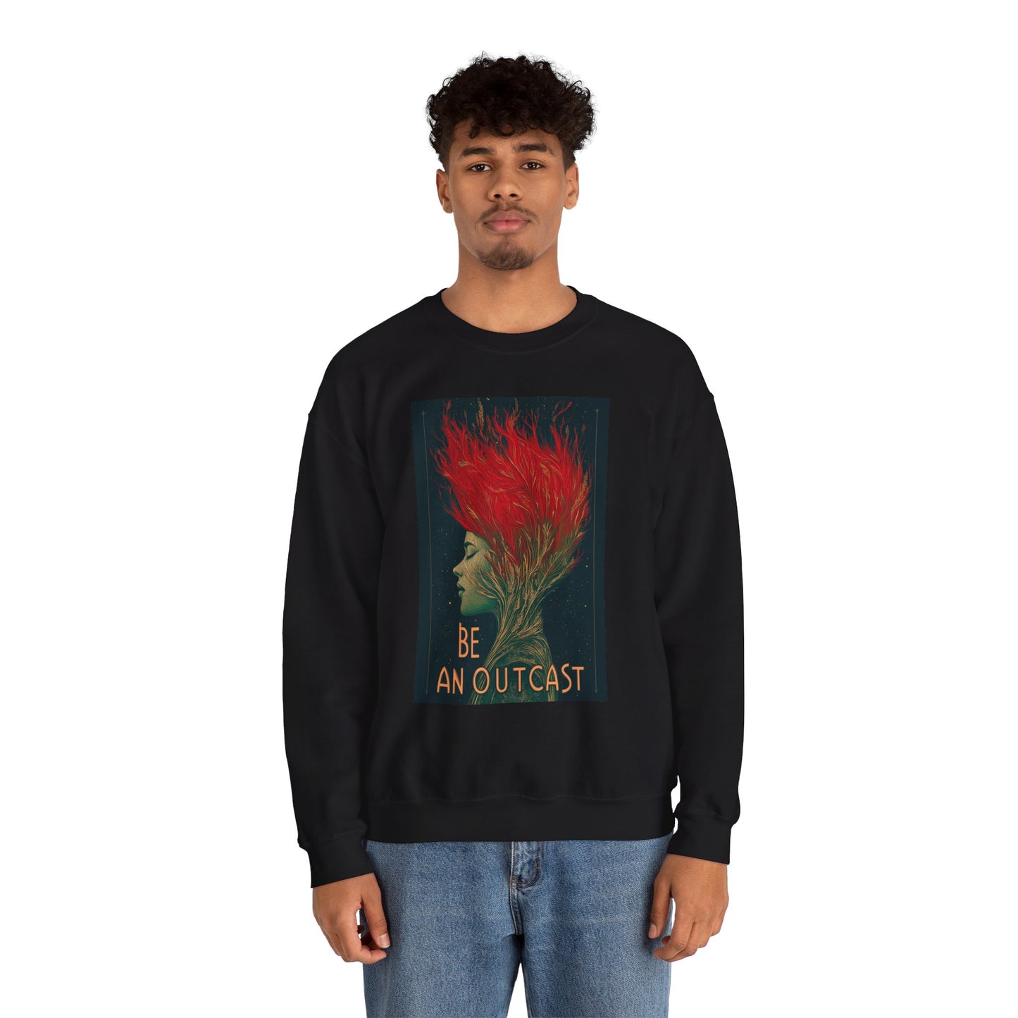 Be An Outcast Unisex Heavy Blend™ Crewneck Sweatshirt