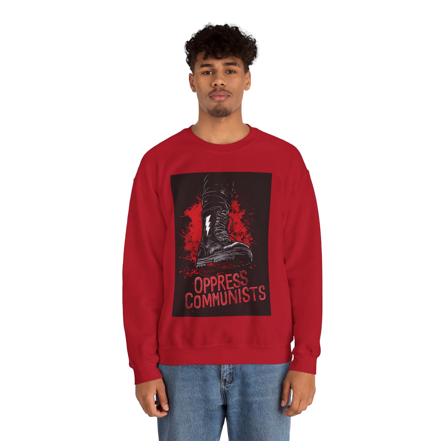 Oppress Communists Unisex Heavy Blend™ Crewneck Sweatshirt