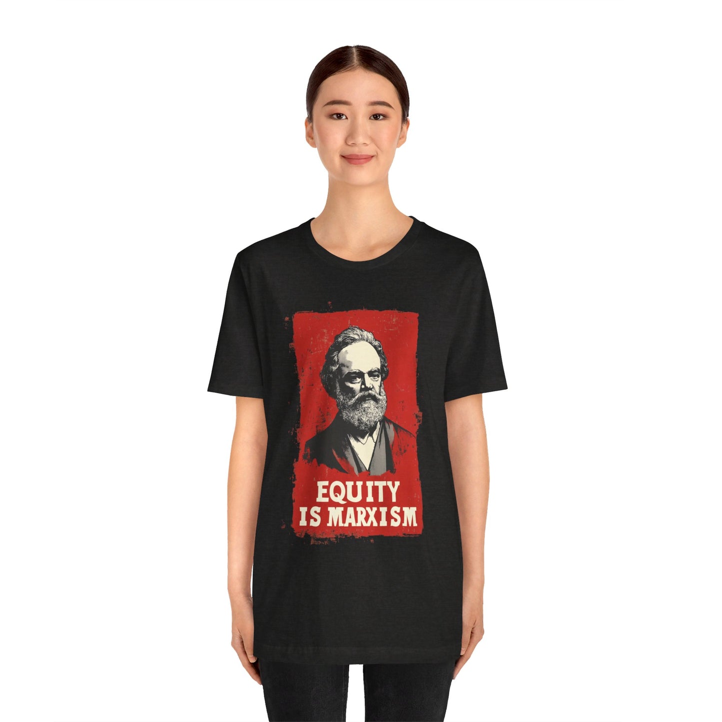 Equity Is Marxism Unisex Jersey Short Sleeve Tee