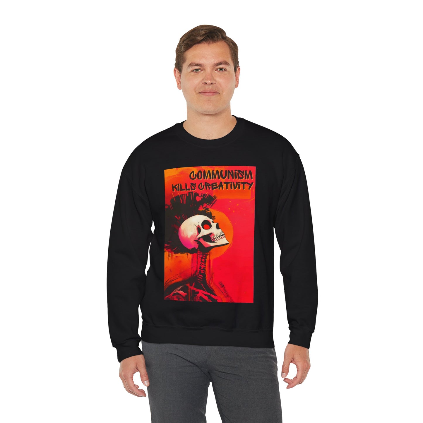 Communism Kills Creativity Unisex Heavy Blend™ Crewneck Sweatshirt