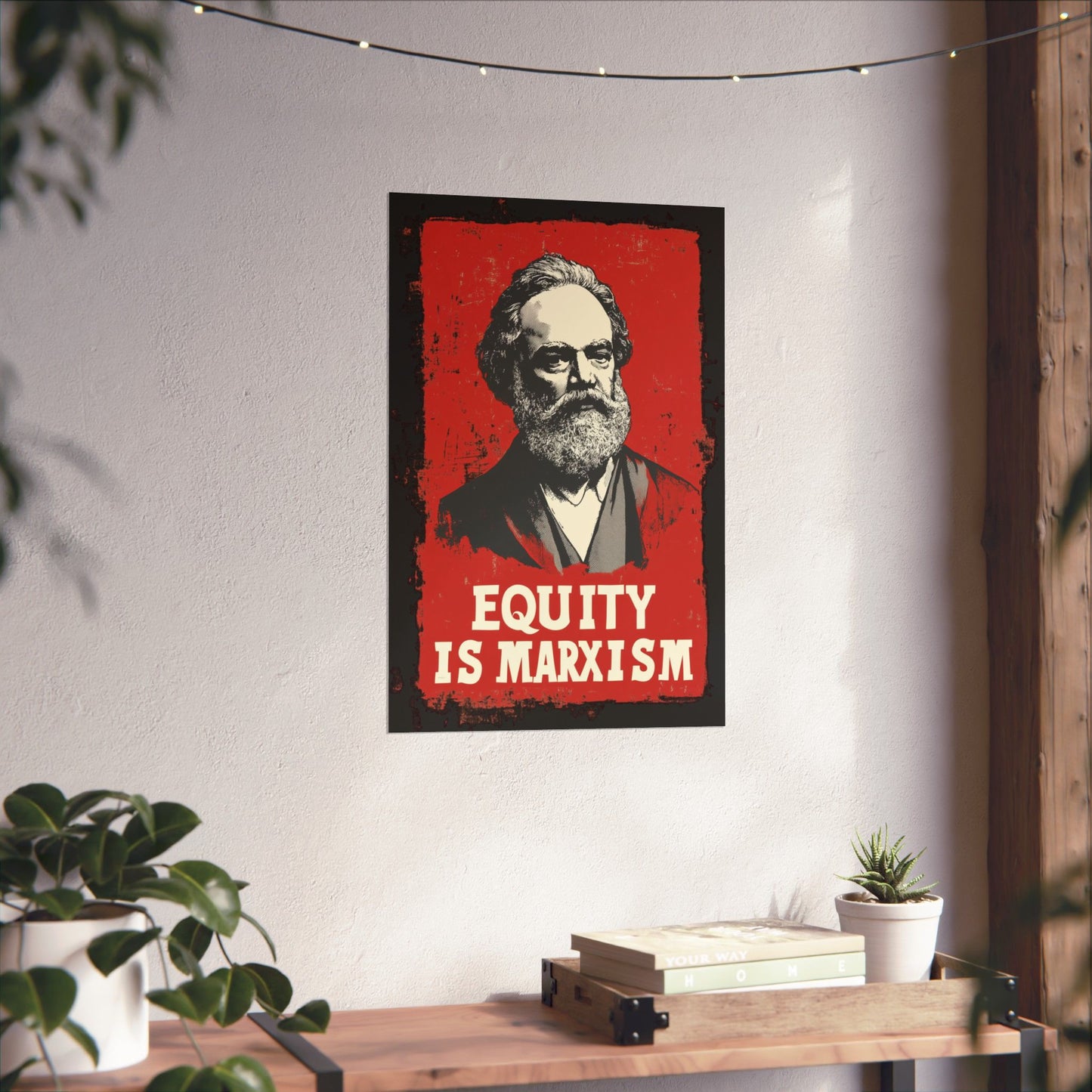 Equity Is Marxism Matte Vertical Posters