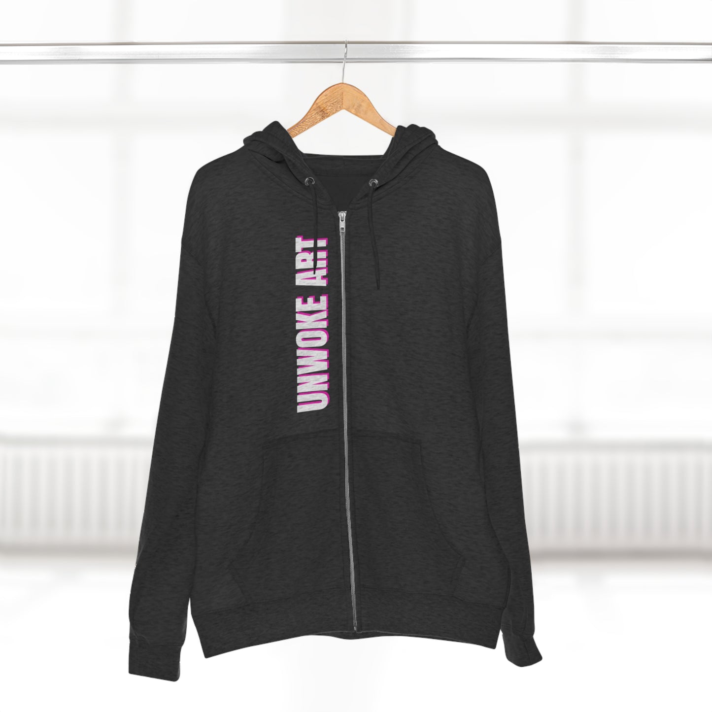 Gender Is Binary Unisex Zip Hoodie