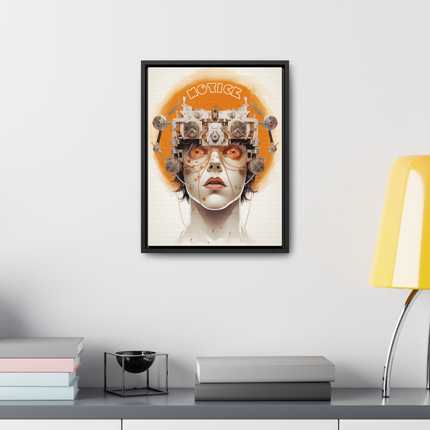 A Clockwork Orange Gallery Canvas Wraps, Vertical Frame