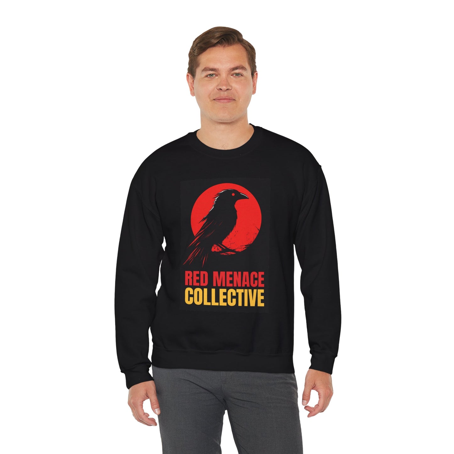 Red Menace Collective - Crow Unisex Heavy Blend™ Crewneck Sweatshirt