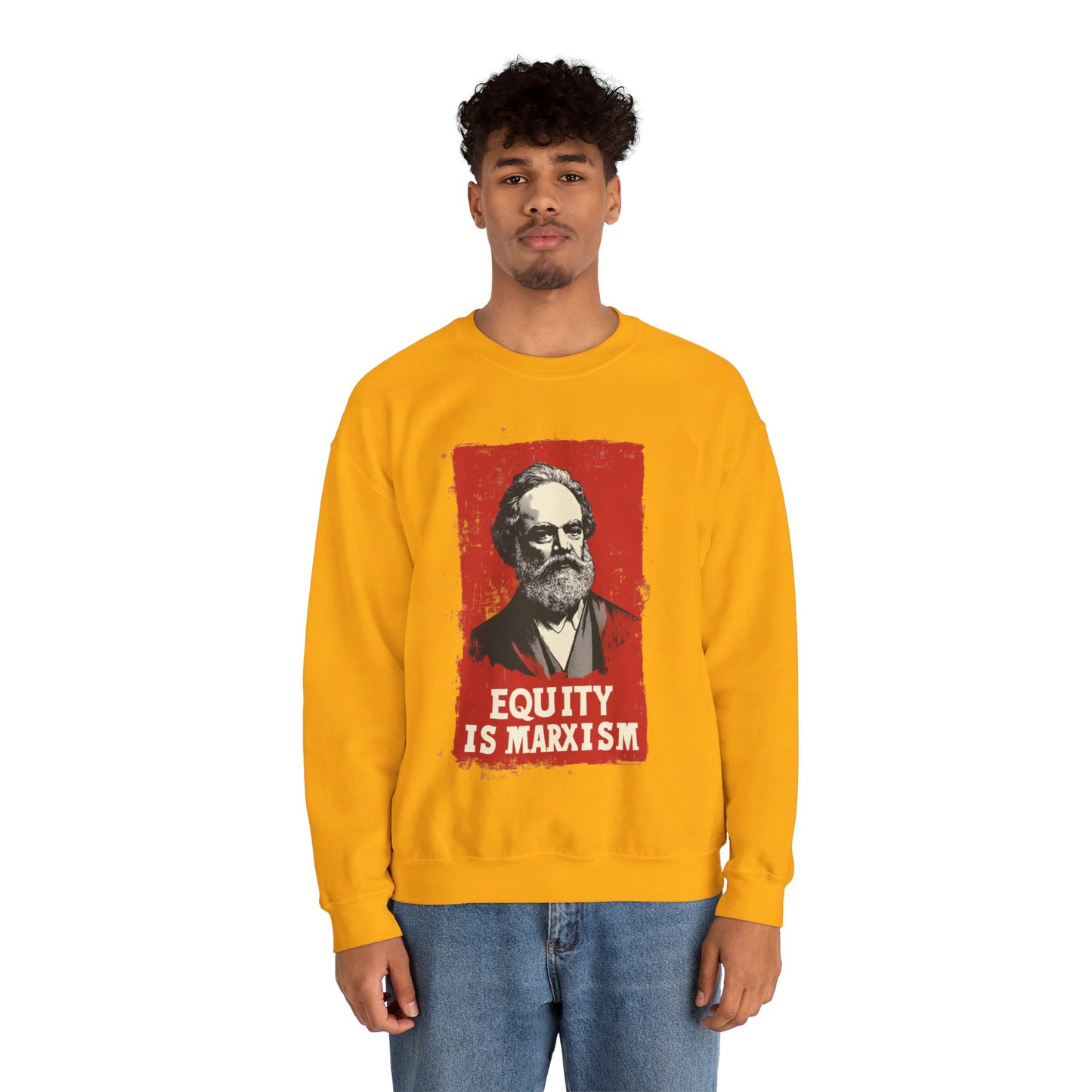 Equity Is Marxism Unisex Heavy Blend™ Crewneck Sweatshirt