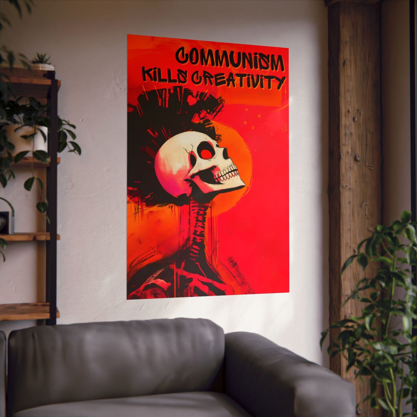 Communism Kills Creativity Matte Vertical Posters