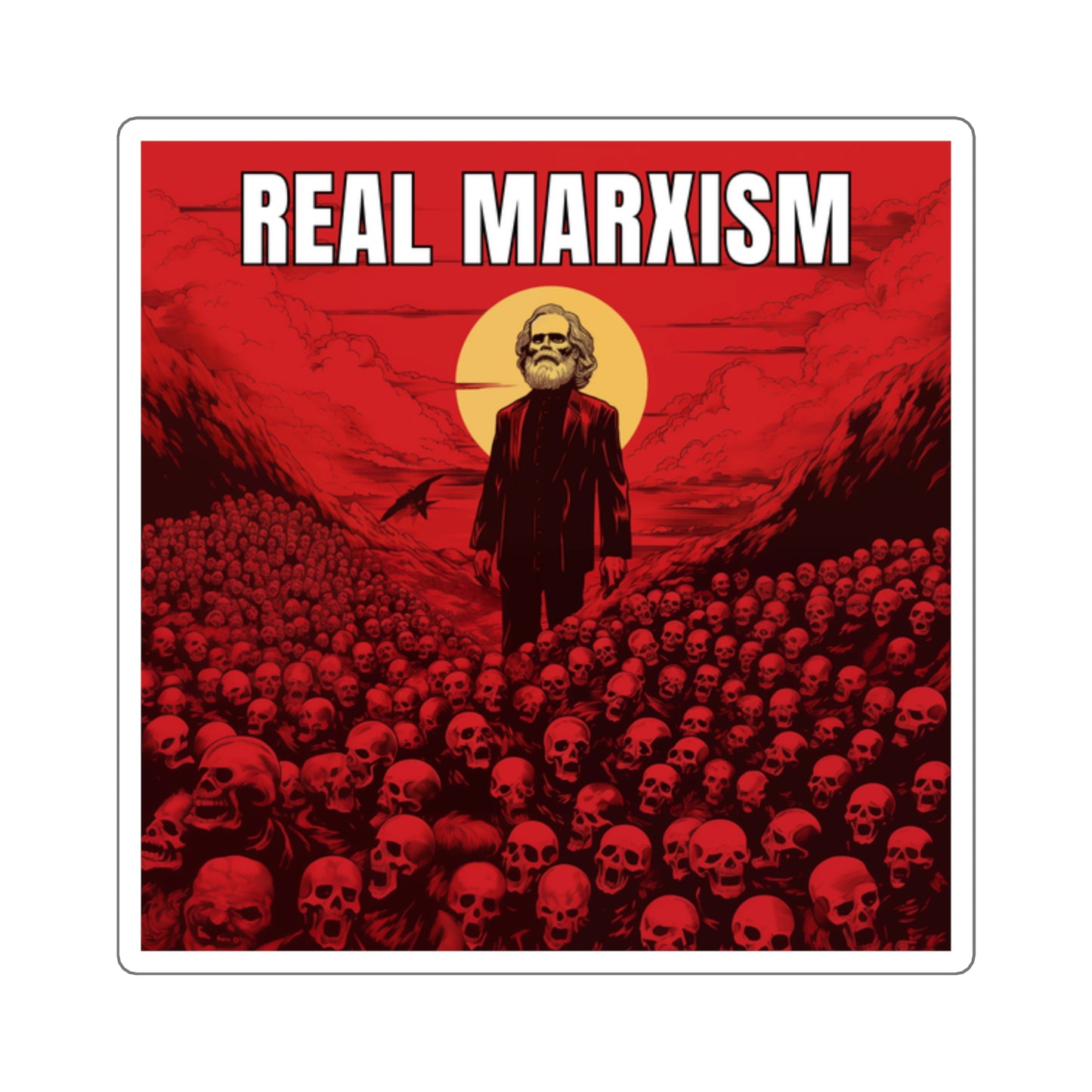 Real Marxism Square Stickers