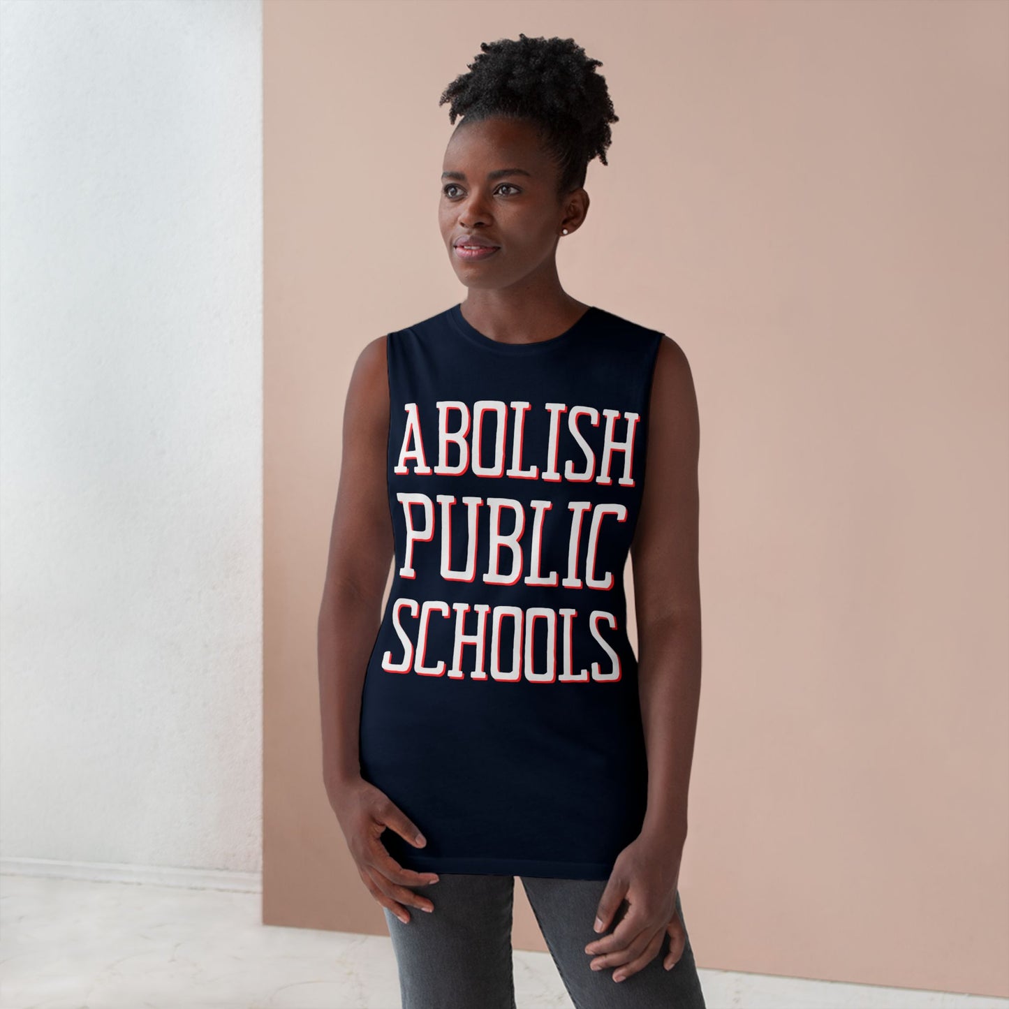 LIMITED EDITION: Abolish Public Schools Unisex Barnard Tank