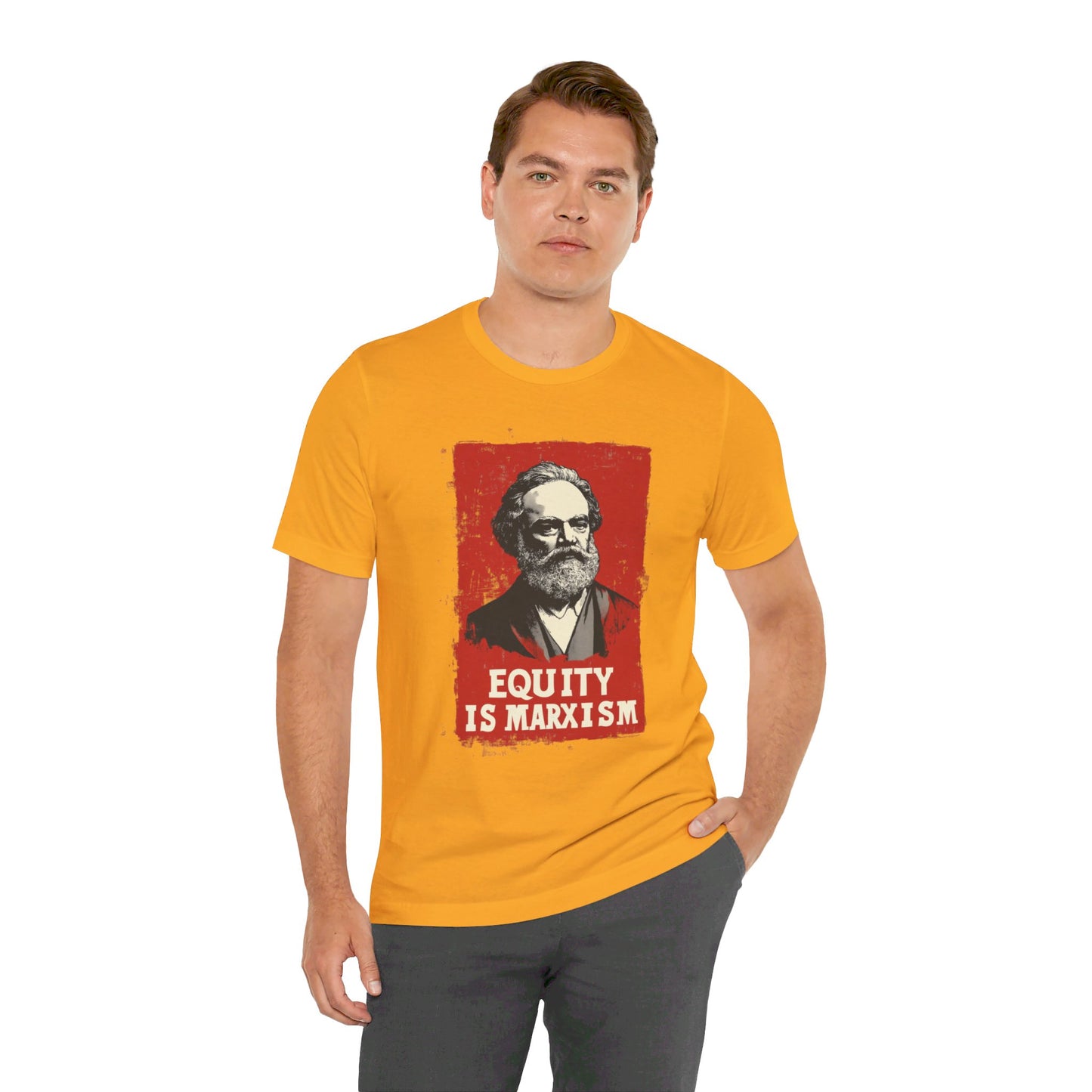 Equity Is Marxism Unisex Jersey Short Sleeve Tee