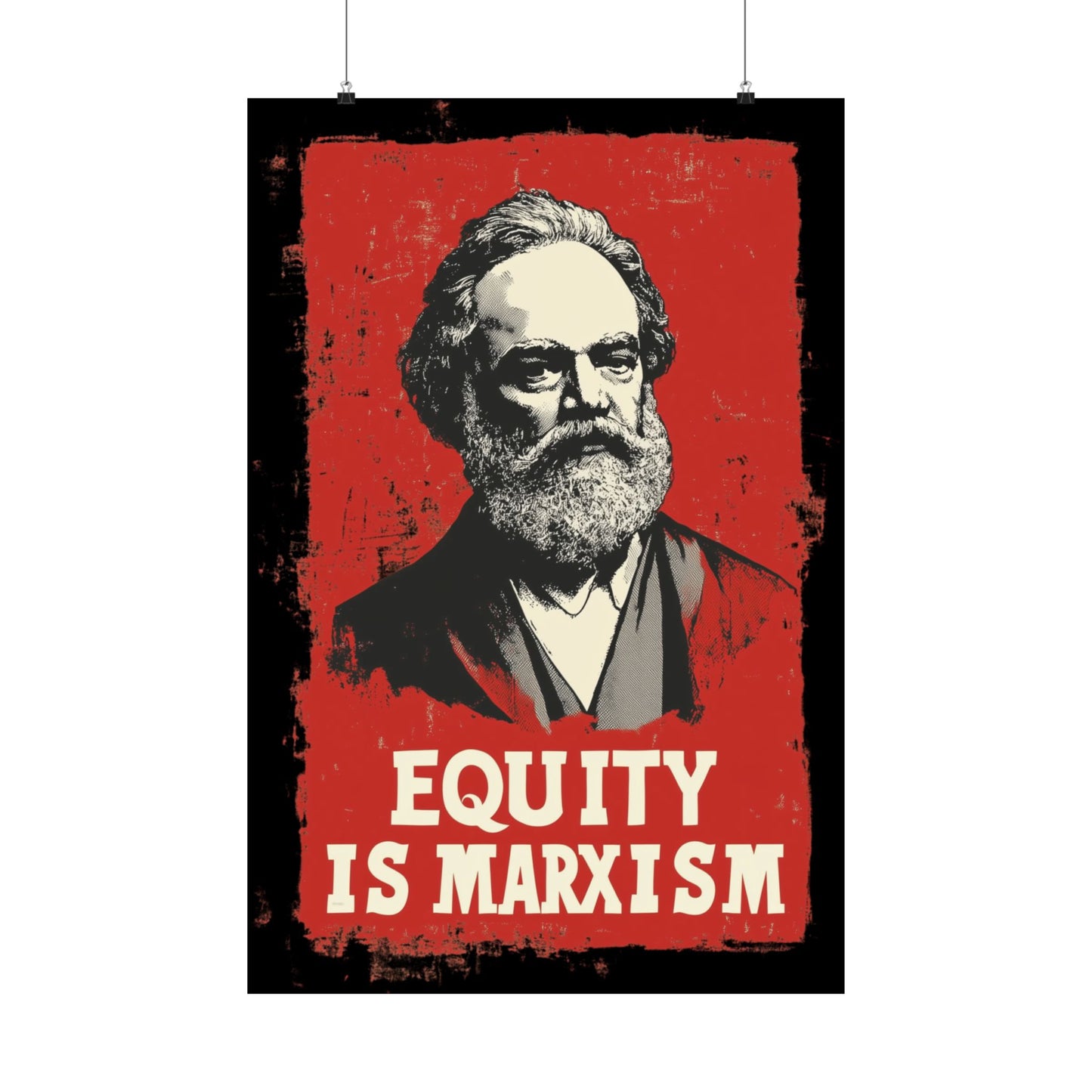 Equity Is Marxism Matte Vertical Posters