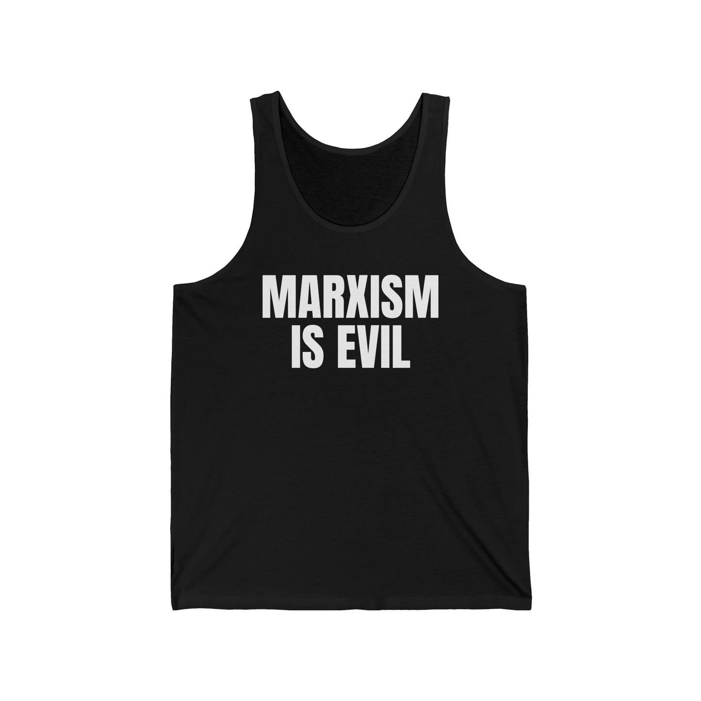 Marxism Is Evil Unisex Jersey Tank