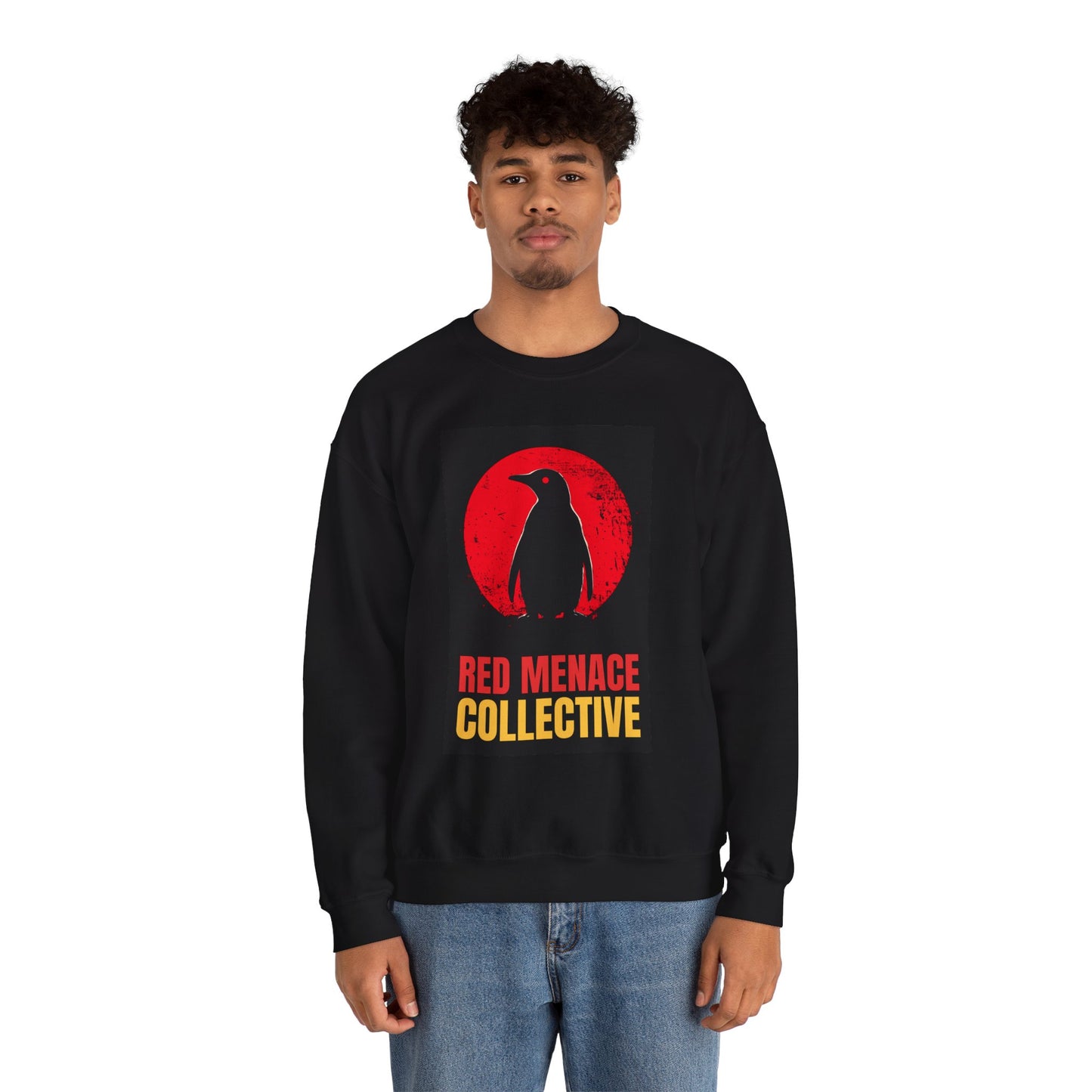 Red Menace Collective - Penguin Unisex Heavy Blend™ Crewneck Sweatshirt