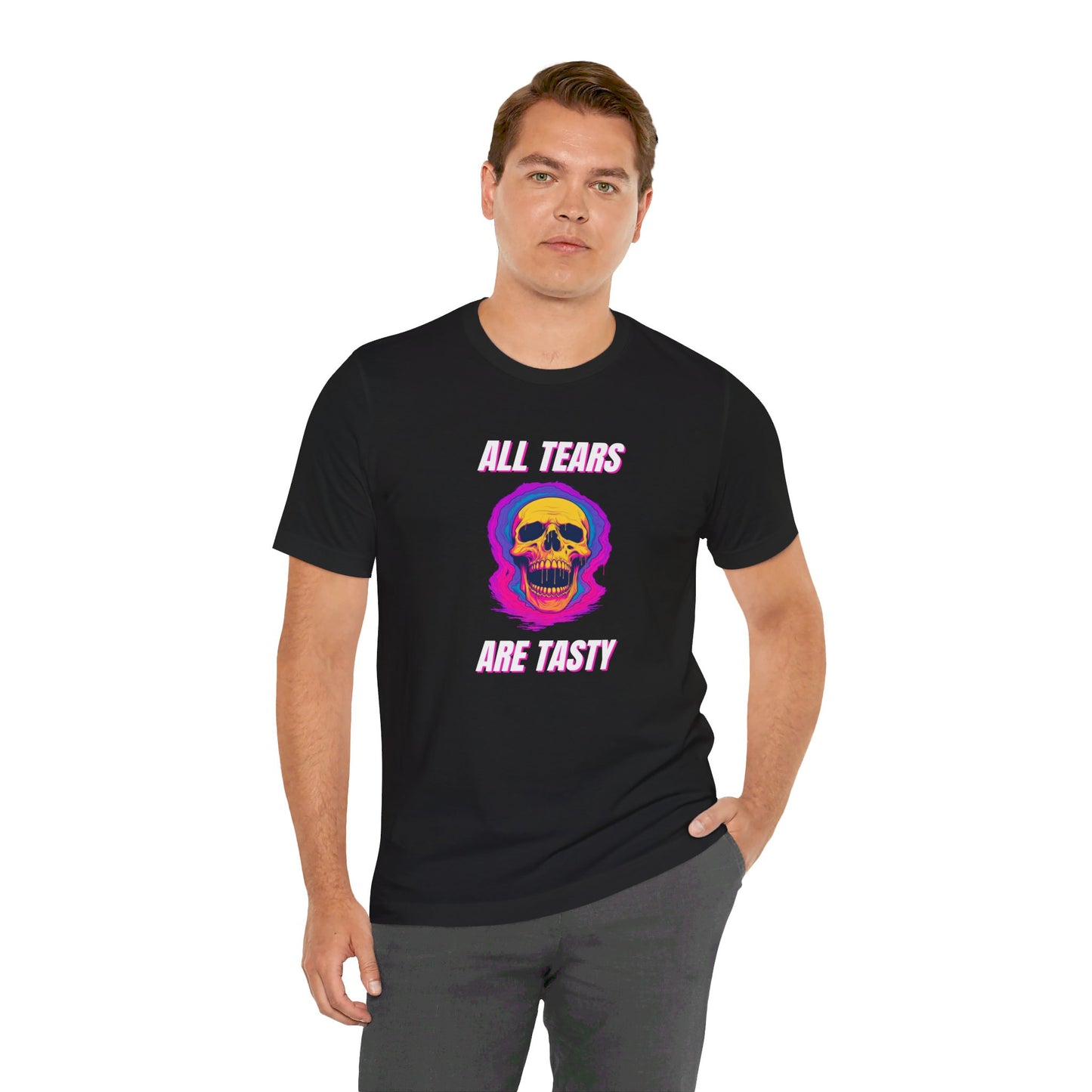 All Tears Are Tasty Unisex Jersey Short Sleeve Tee