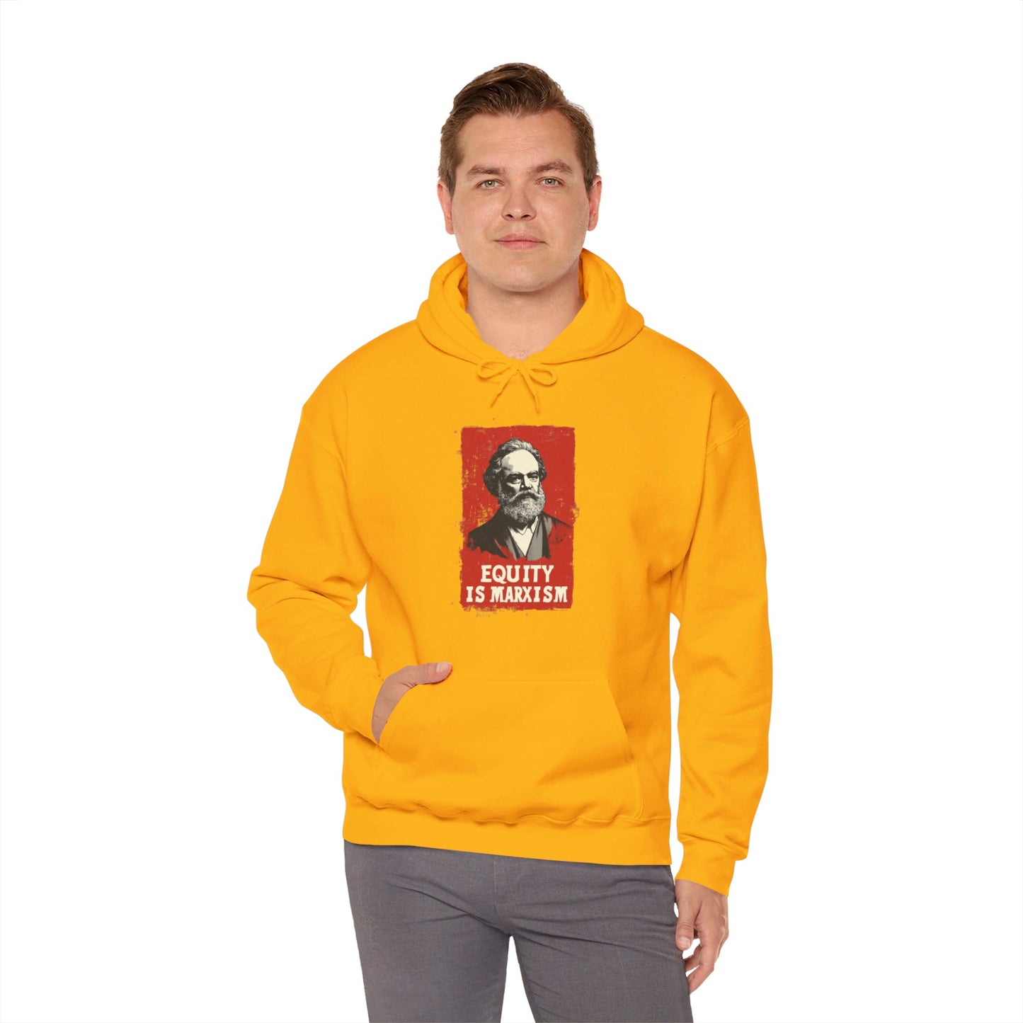 Equity Is Marxism Unisex Heavy Blend™ Hooded Sweatshirt