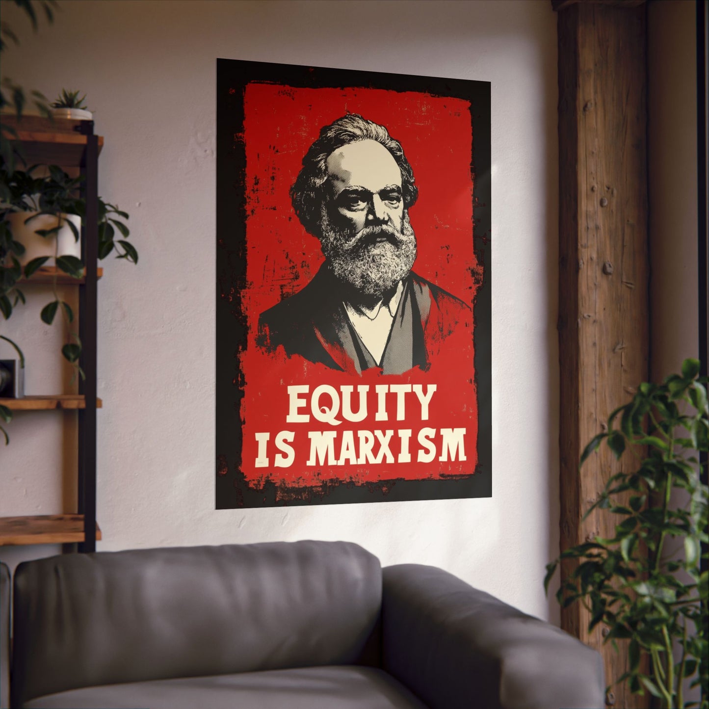 Equity Is Marxism Matte Vertical Posters