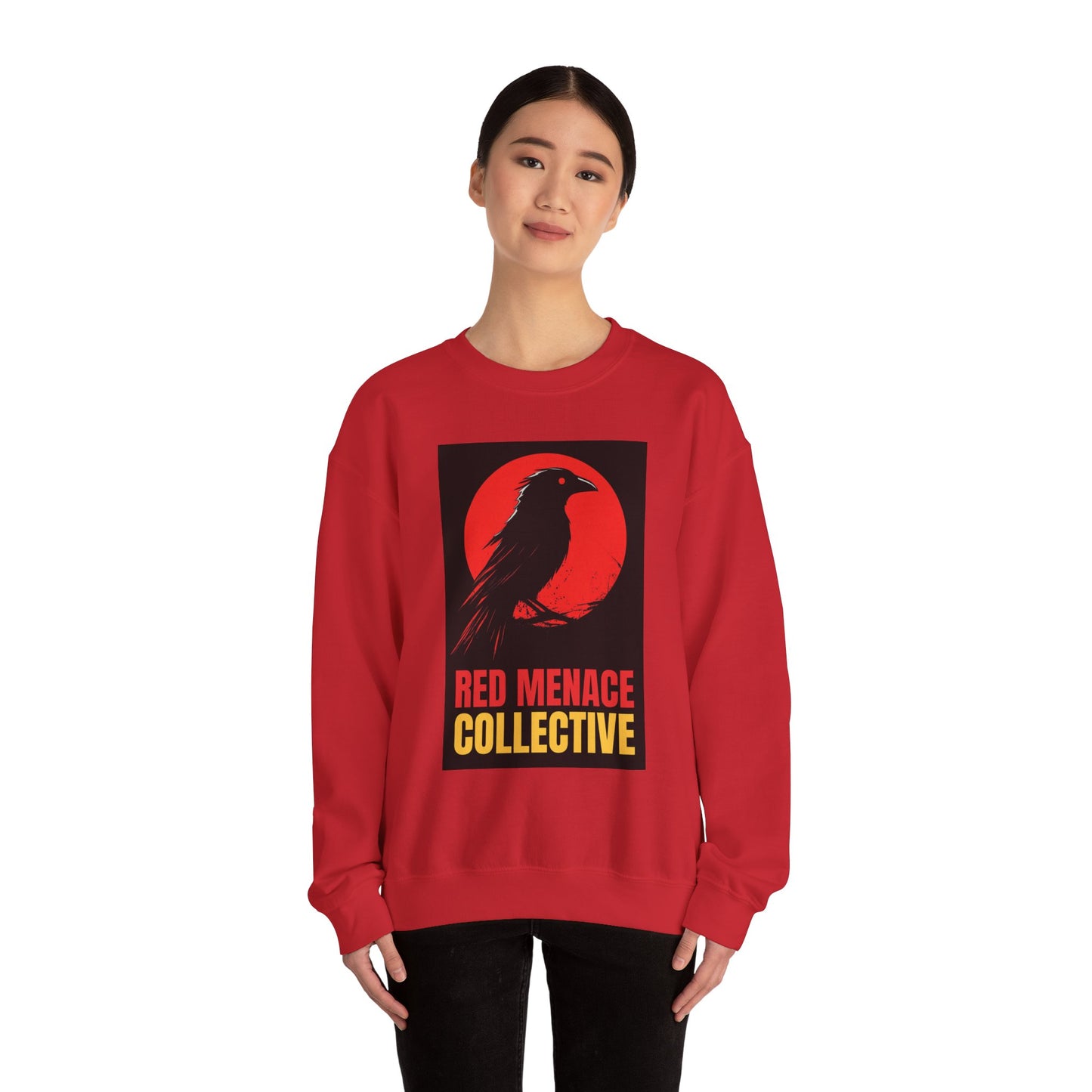 Red Menace Collective - Crow Unisex Heavy Blend™ Crewneck Sweatshirt