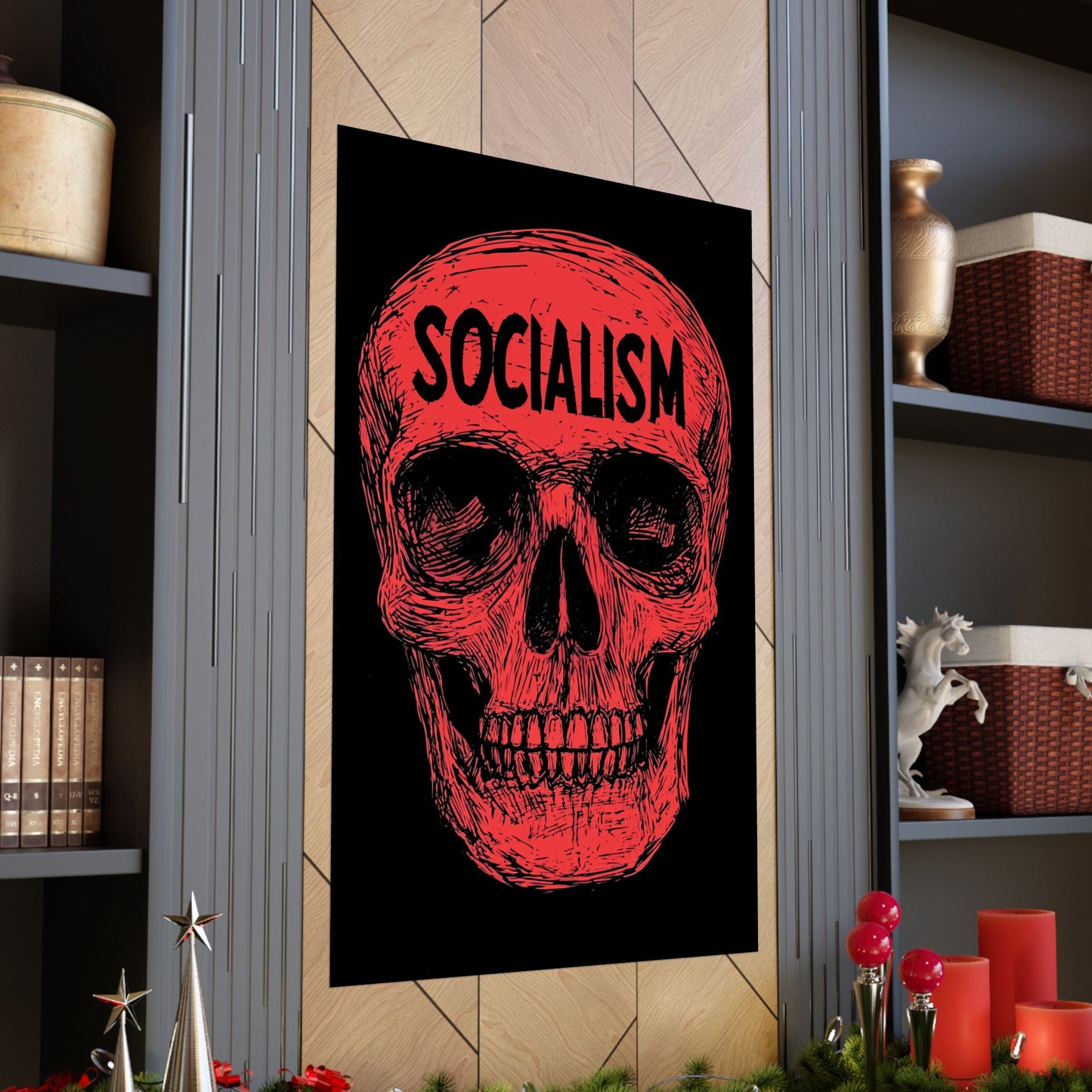 Socialism Means Death Matte Vertical Posters