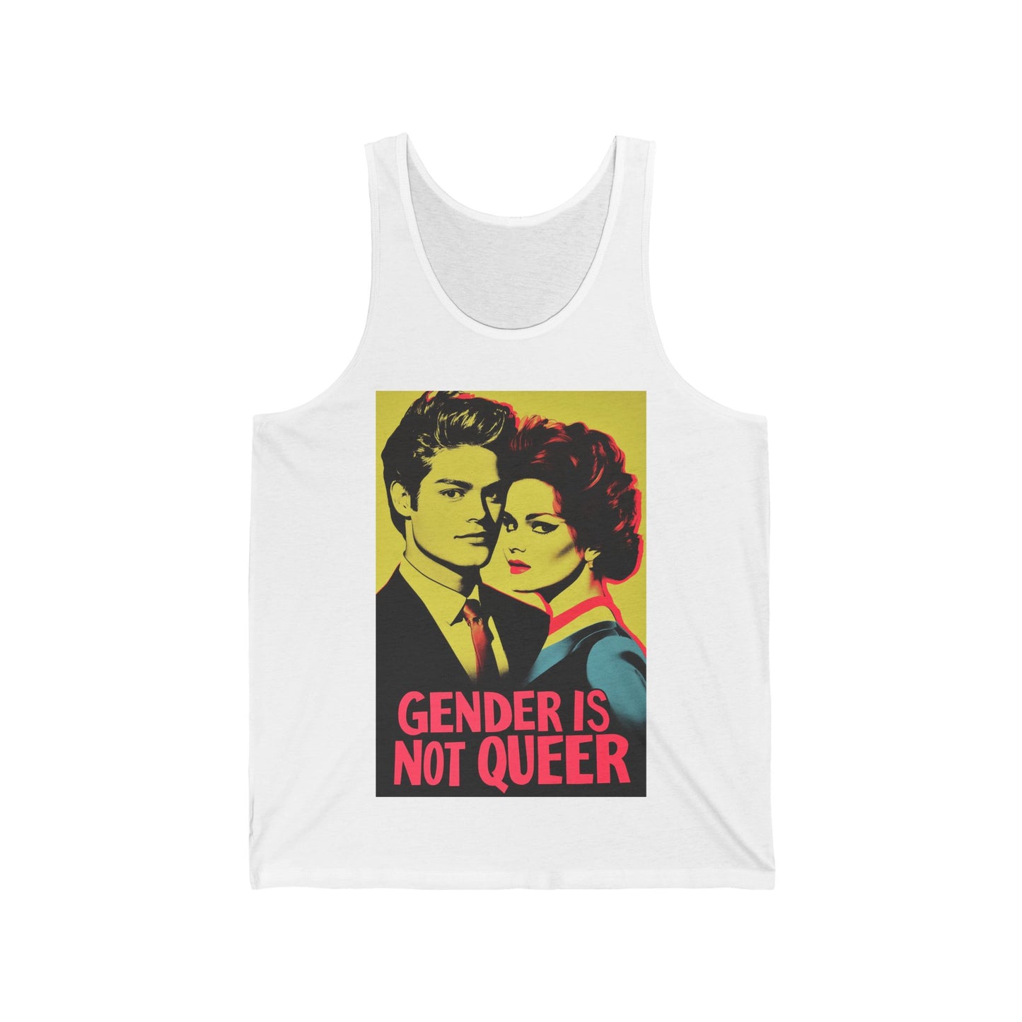 Gender is Not Queer Unisex Jersey Tank