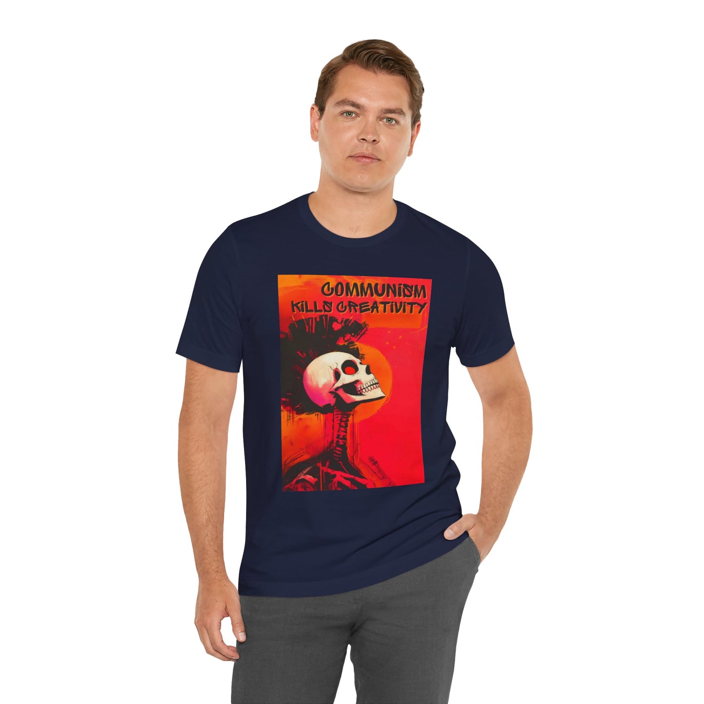 Communism Kills Creativity Unisex Jersey Short Sleeve Tee