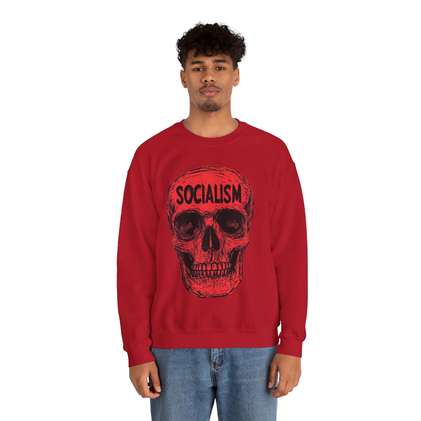 Socialism Means Death Unisex Heavy Blend™ Crewneck Sweatshirt