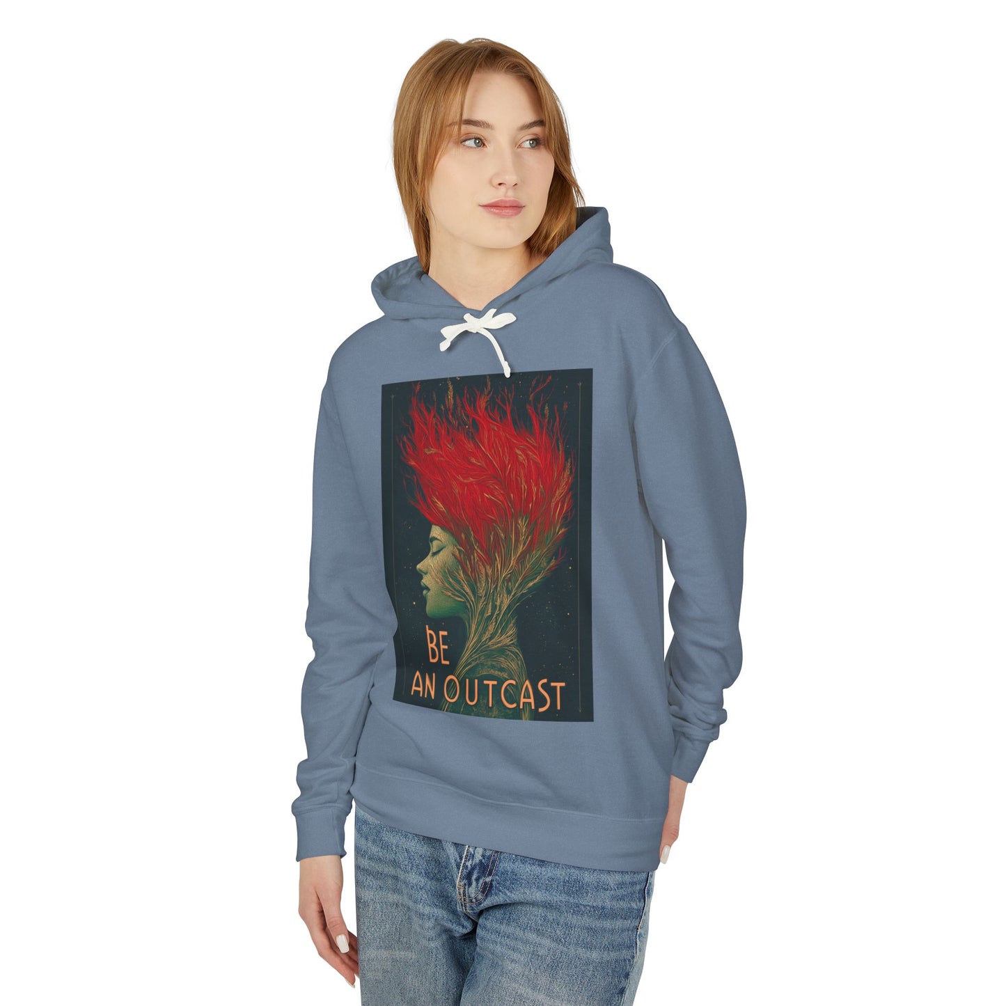 Be An Outcast Unisex Lightweight Hooded Sweatshirt