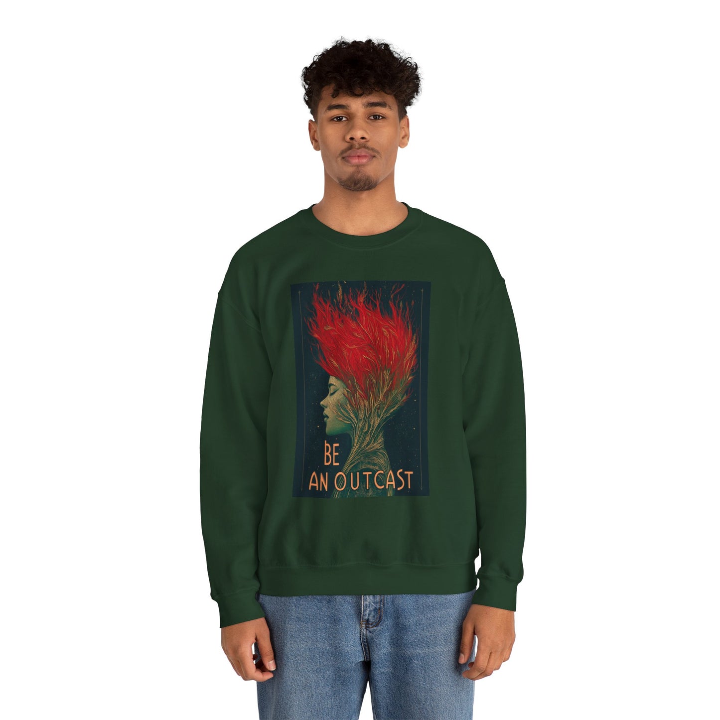 Be An Outcast Unisex Heavy Blend™ Crewneck Sweatshirt