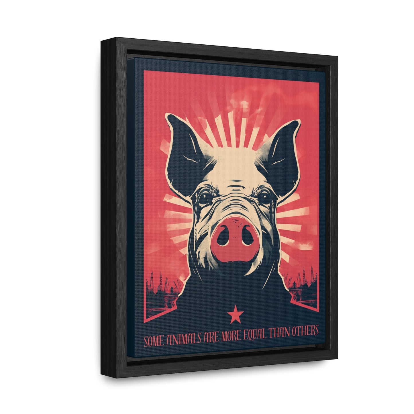 Some Animals Are More Equal Than Others Gallery Canvas Wraps, Vertical Frame
