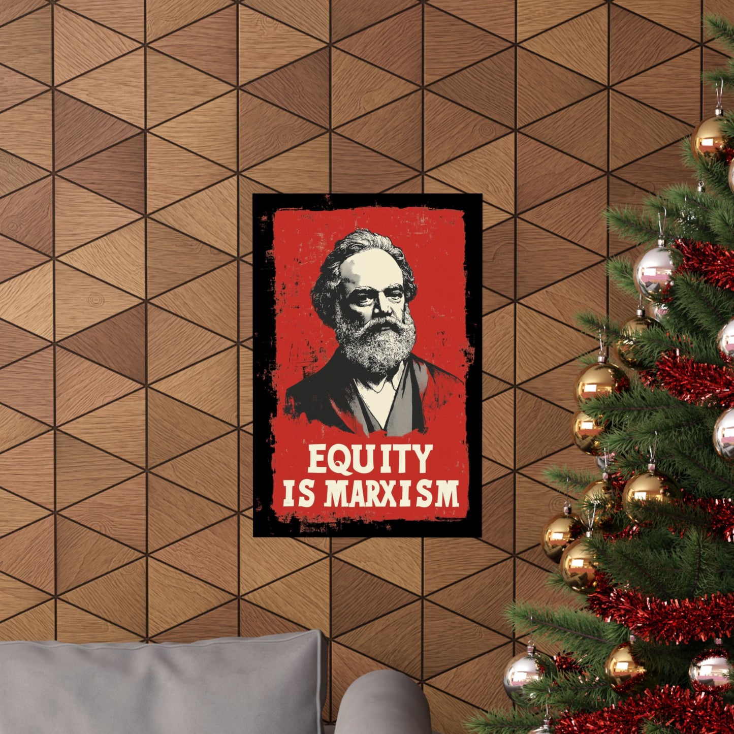 Equity Is Marxism Matte Vertical Posters