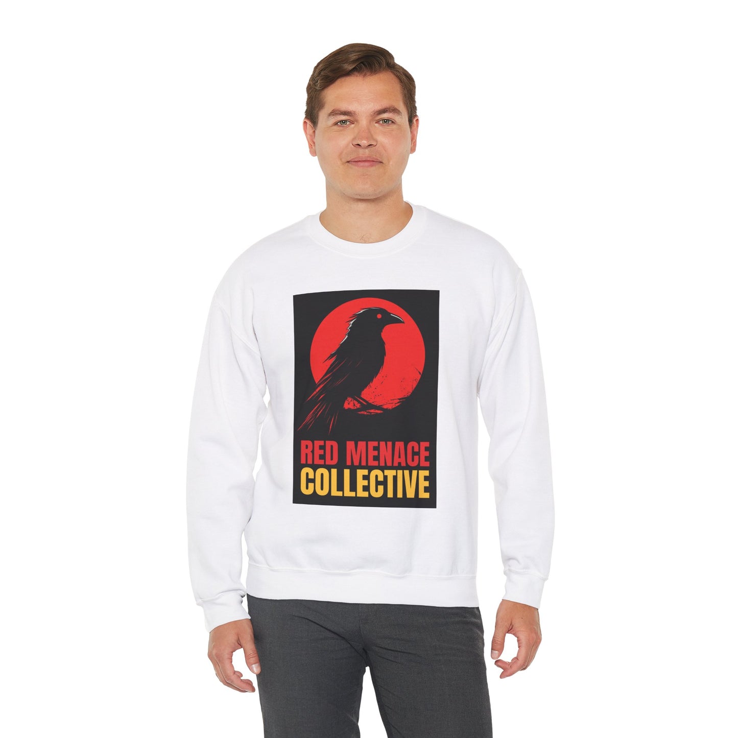 Red Menace Collective - Crow Unisex Heavy Blend™ Crewneck Sweatshirt