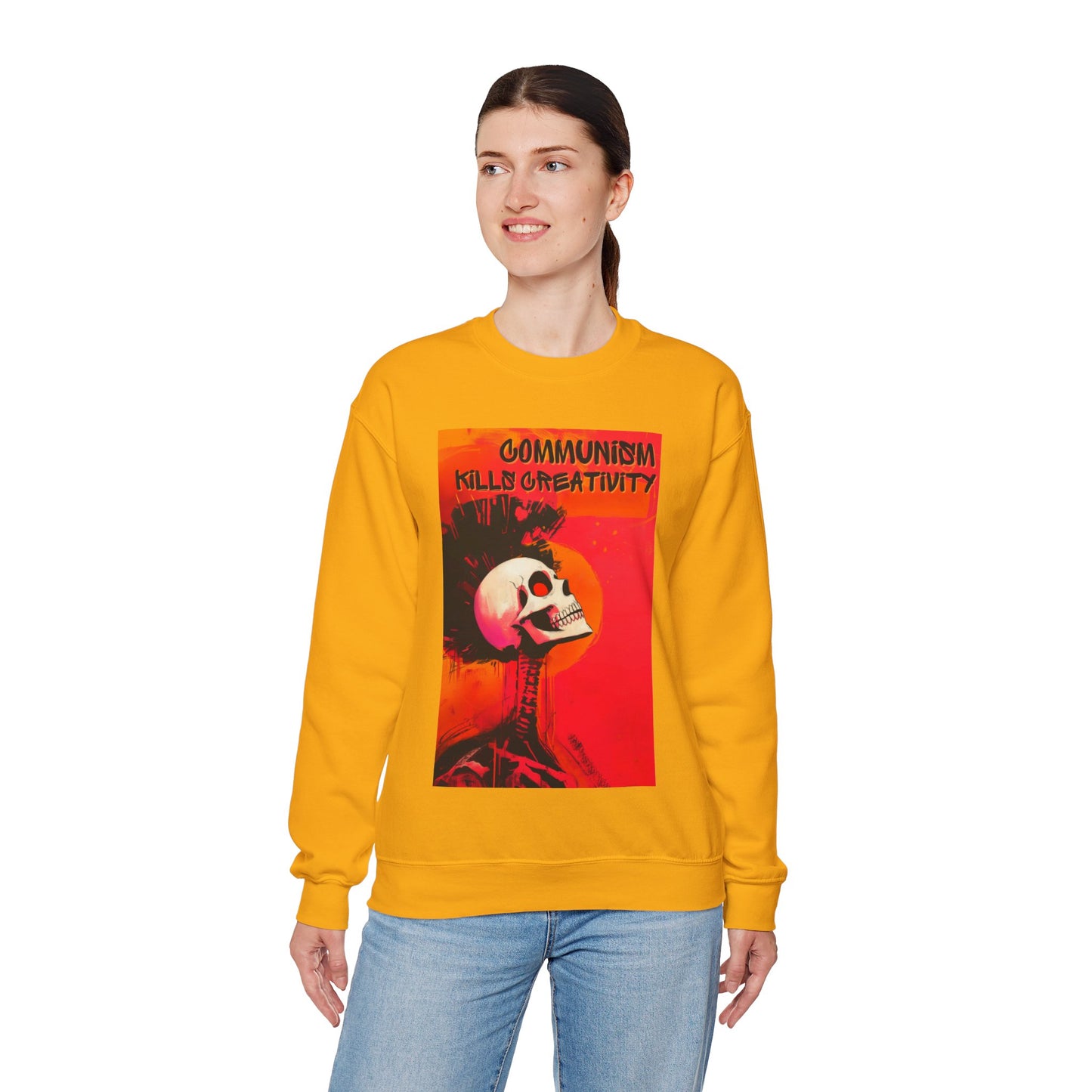 Communism Kills Creativity Unisex Heavy Blend™ Crewneck Sweatshirt