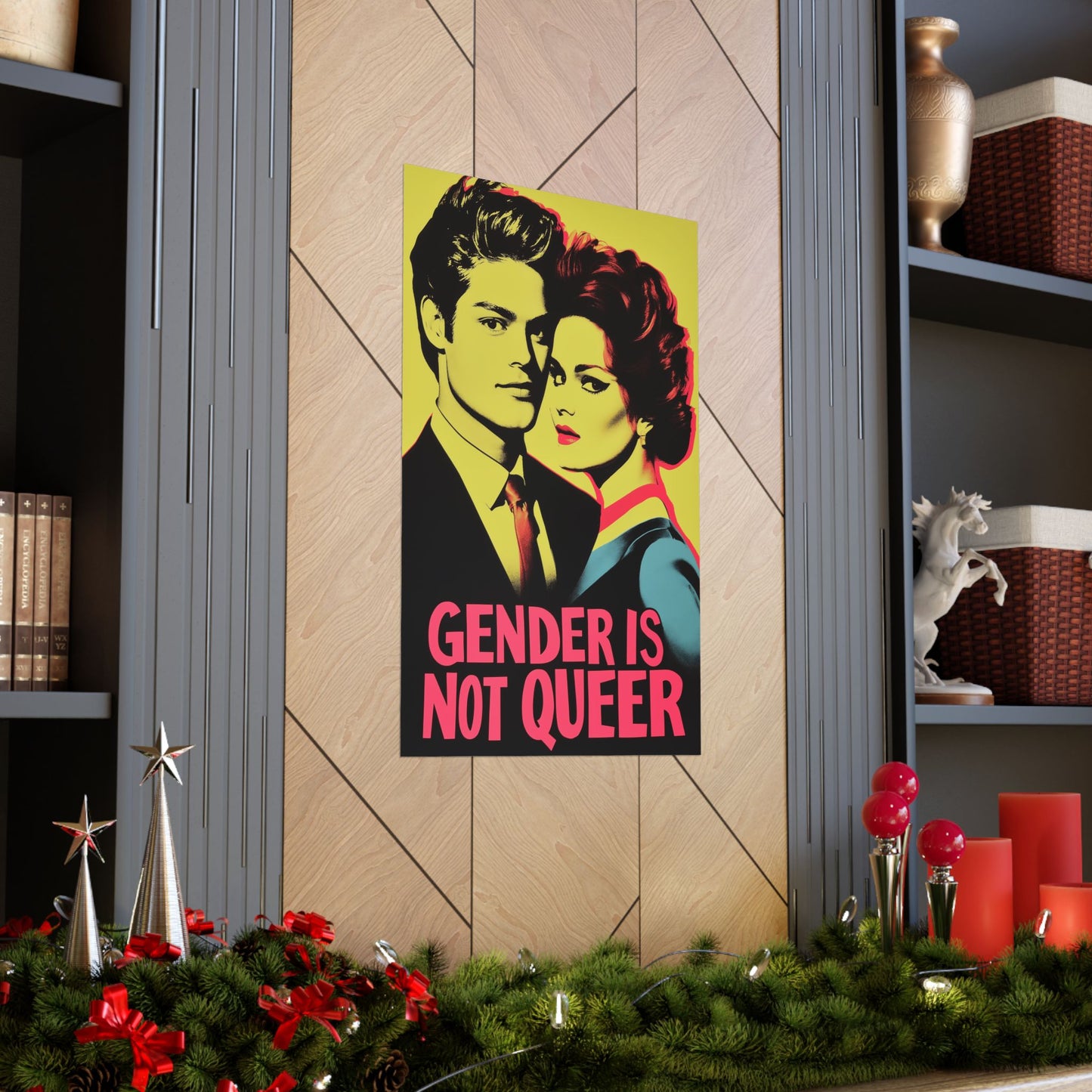 Gender is Not Queer Matte Vertical Posters