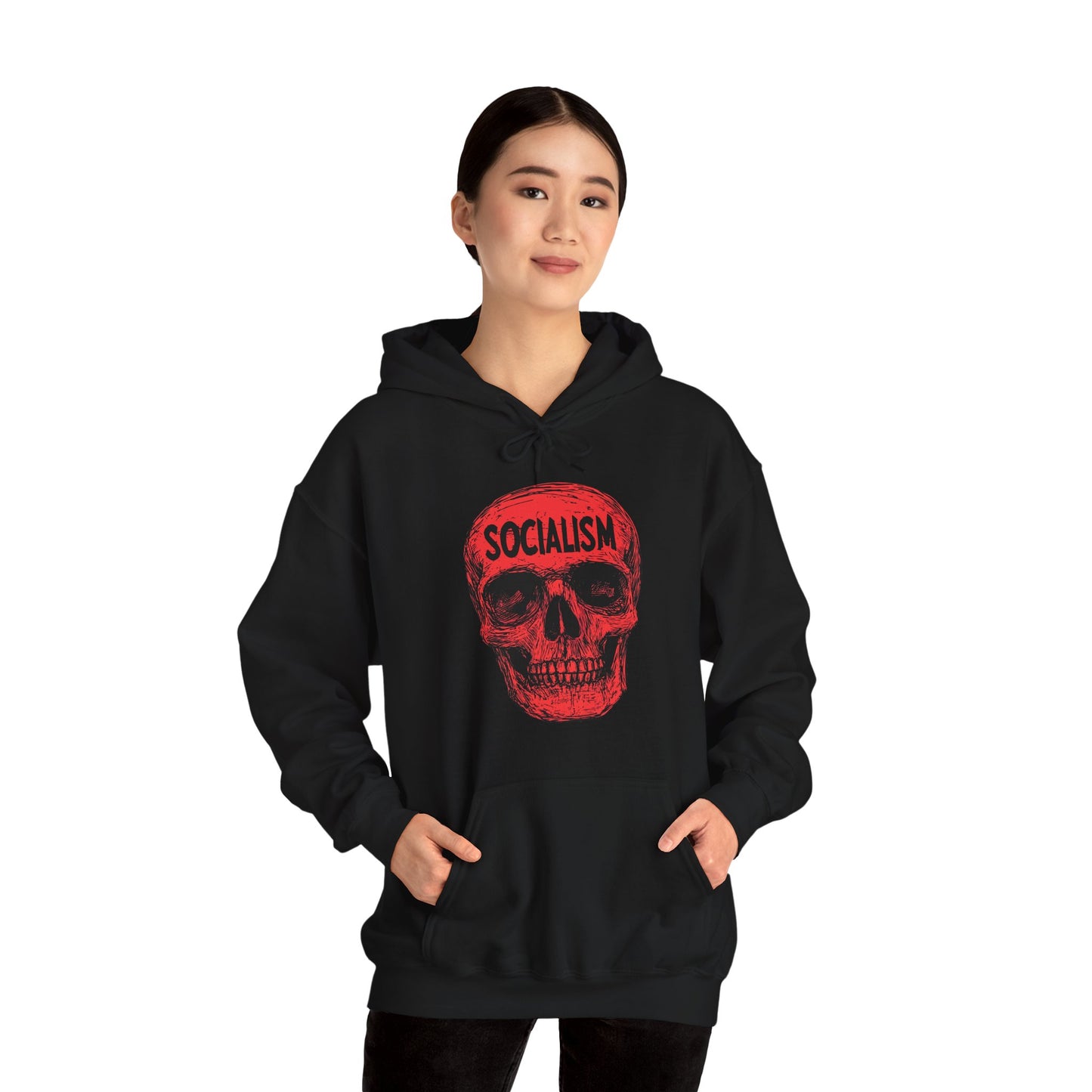 Socialism Means Death Unisex Heavy Blend™ Hooded Sweatshirt