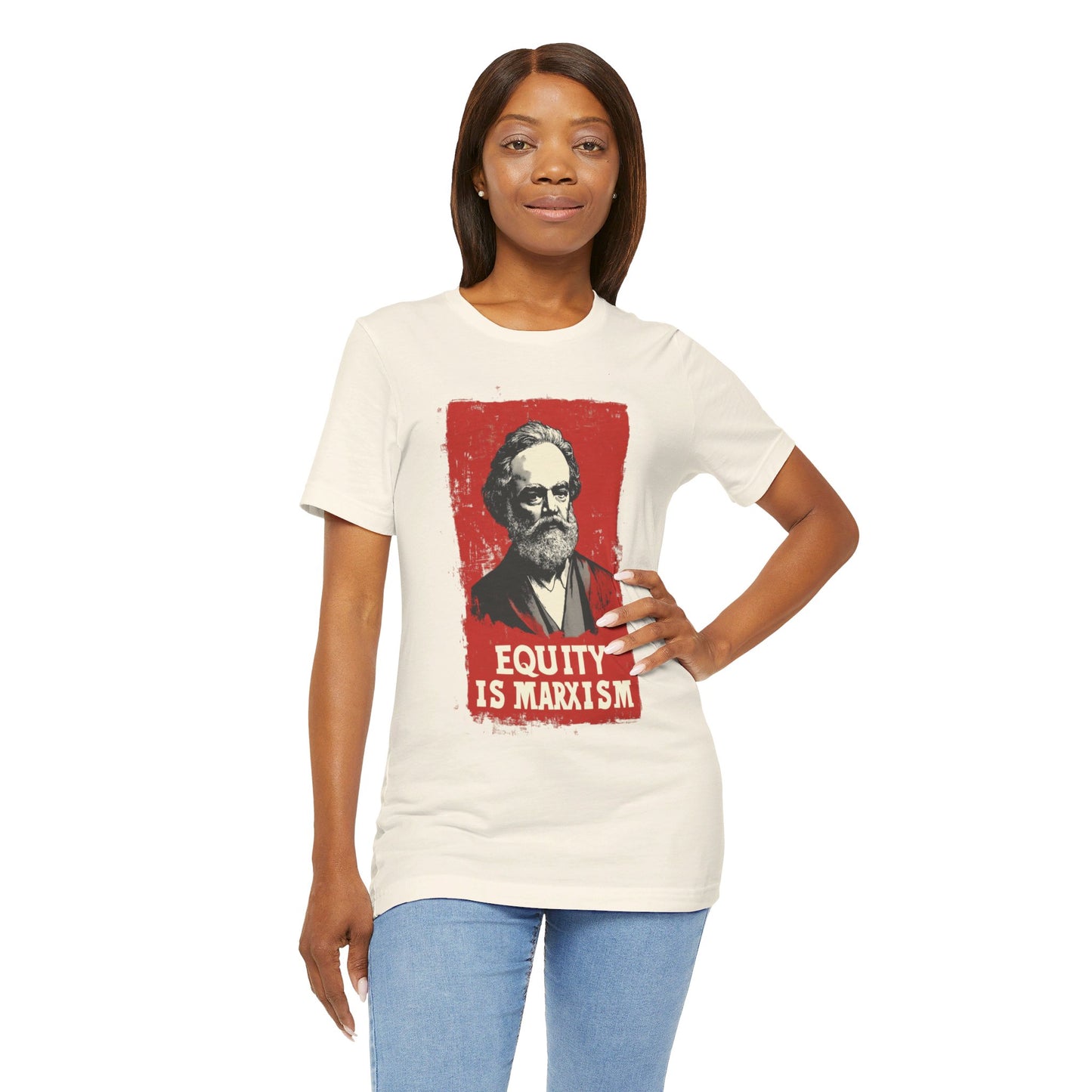 Equity Is Marxism Unisex Jersey Short Sleeve Tee