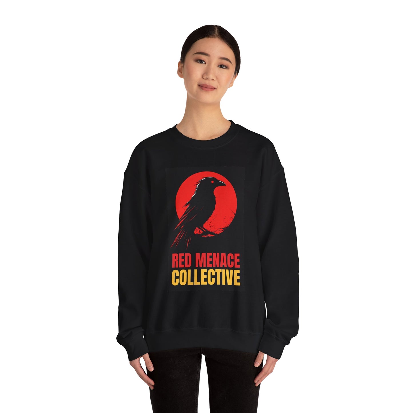 Red Menace Collective - Crow Unisex Heavy Blend™ Crewneck Sweatshirt