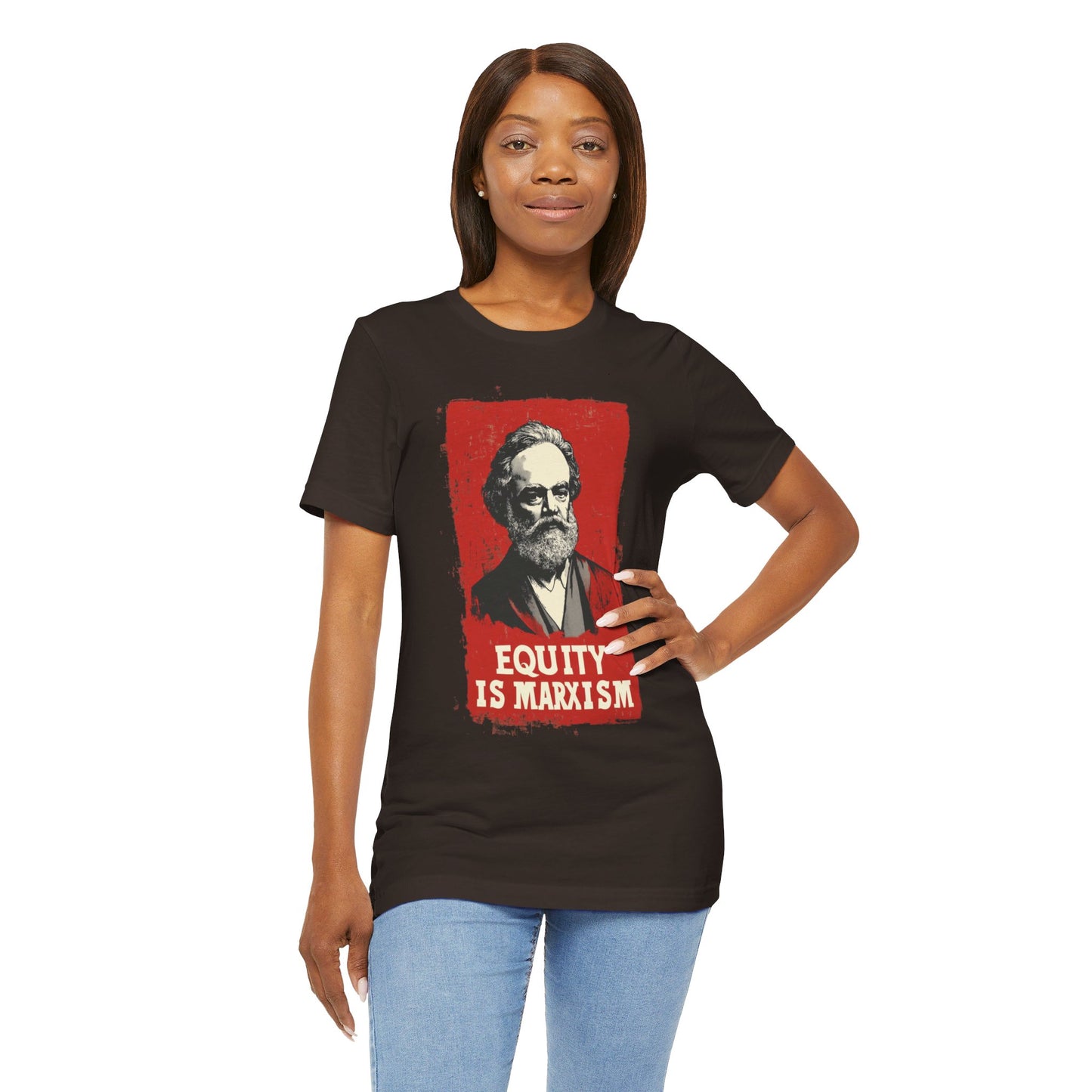 Equity Is Marxism Unisex Jersey Short Sleeve Tee