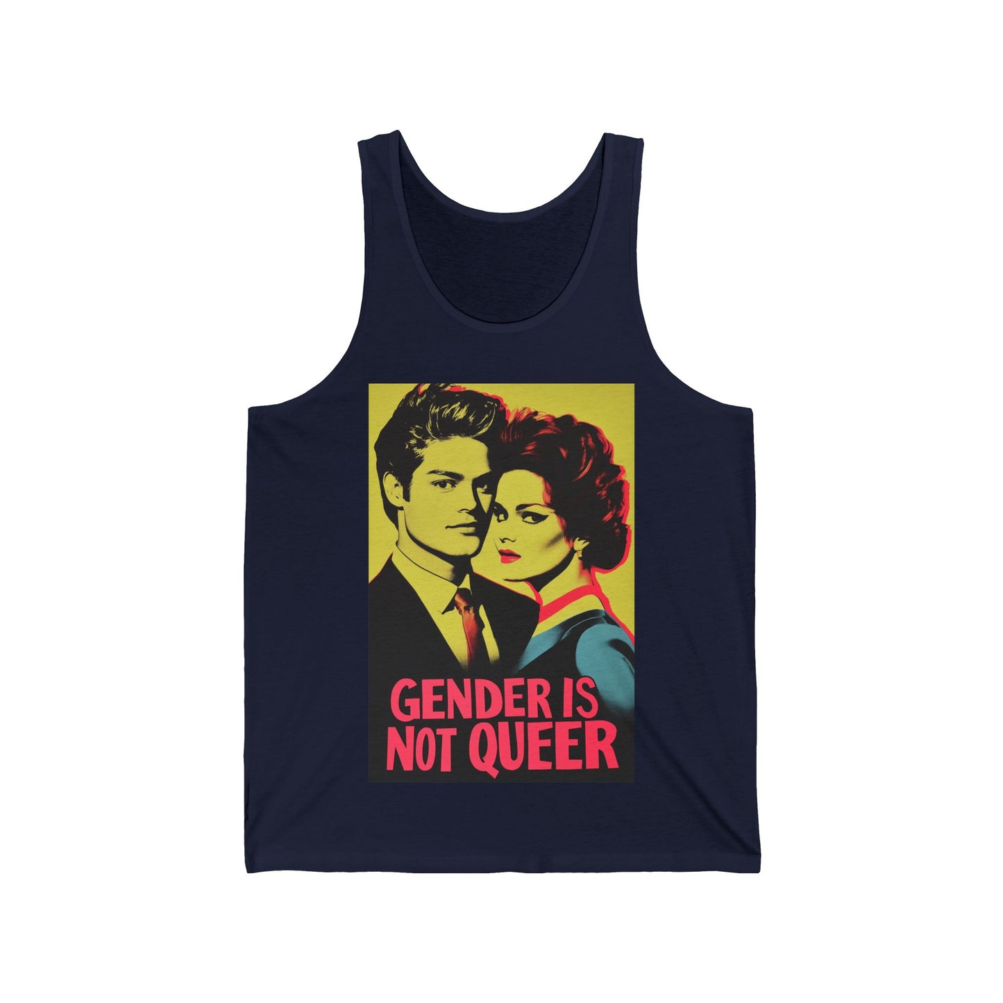 Gender is Not Queer Unisex Jersey Tank