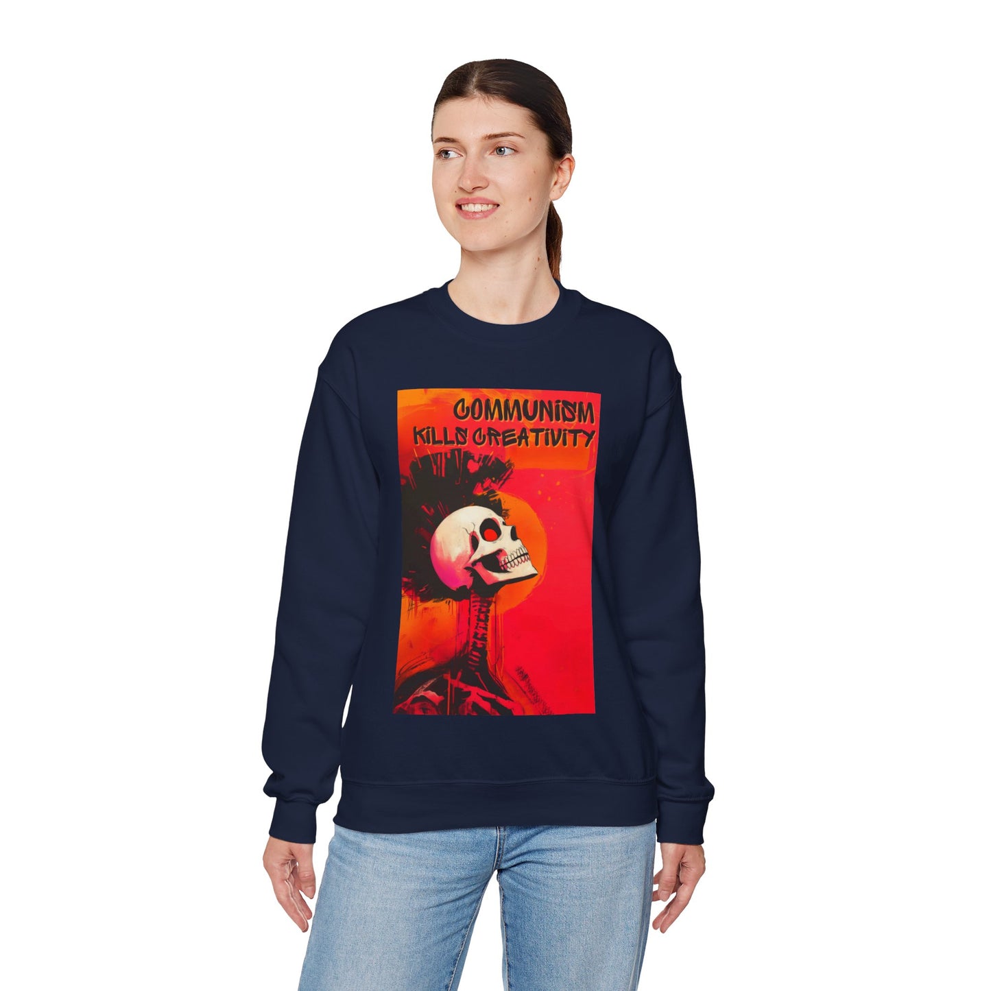 Communism Kills Creativity Unisex Heavy Blend™ Crewneck Sweatshirt