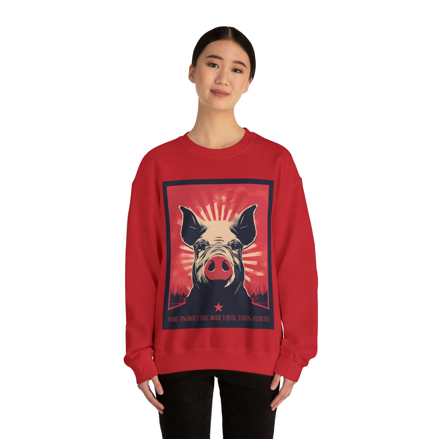 Some Animals Are More Equal Than Others Unisex Heavy Blend™ Crewneck Sweatshirt