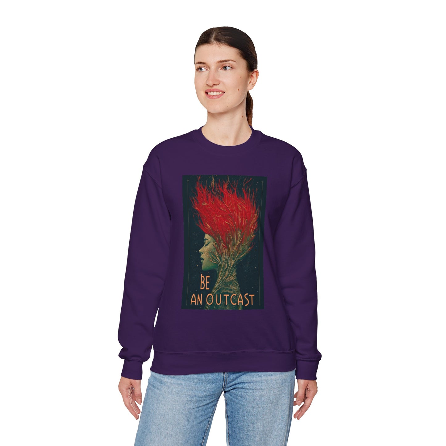 Be An Outcast Unisex Heavy Blend™ Crewneck Sweatshirt