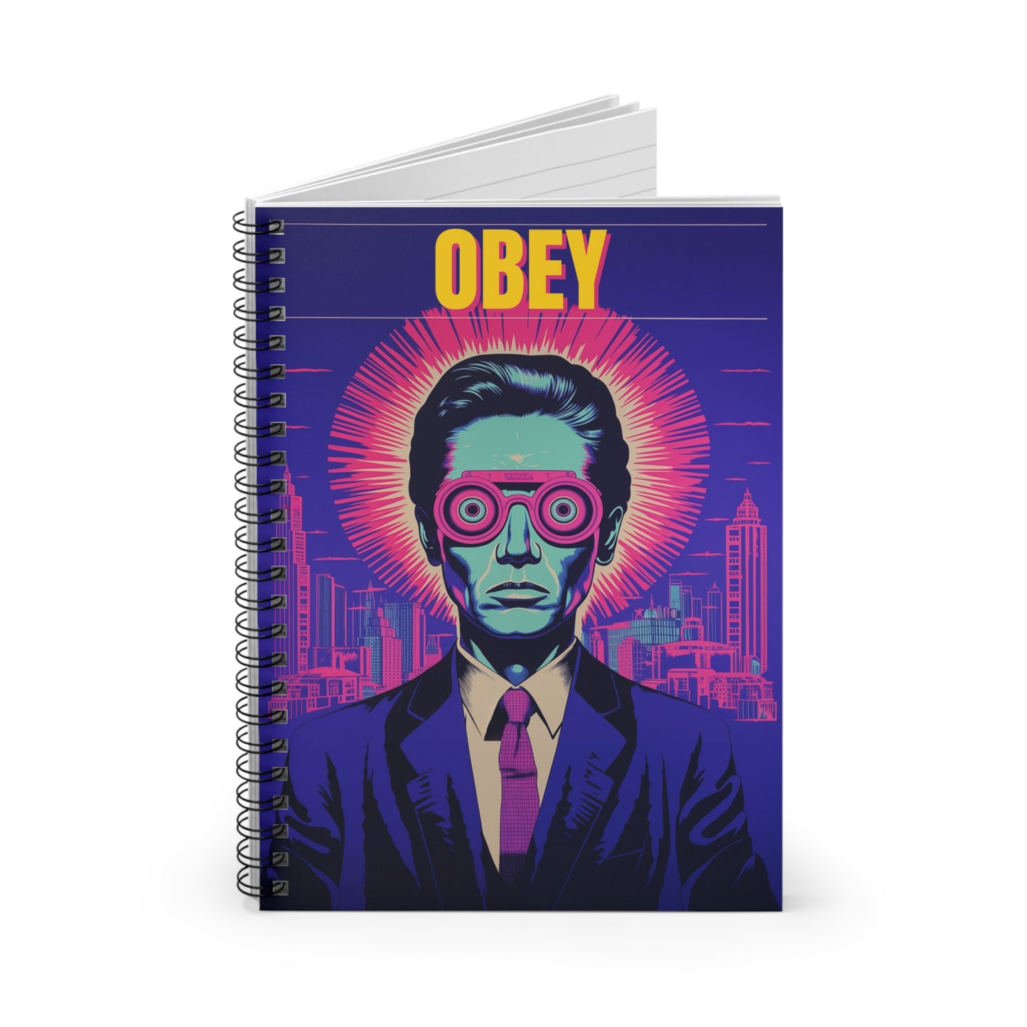 OBEY Spiral Notebook - Ruled Line