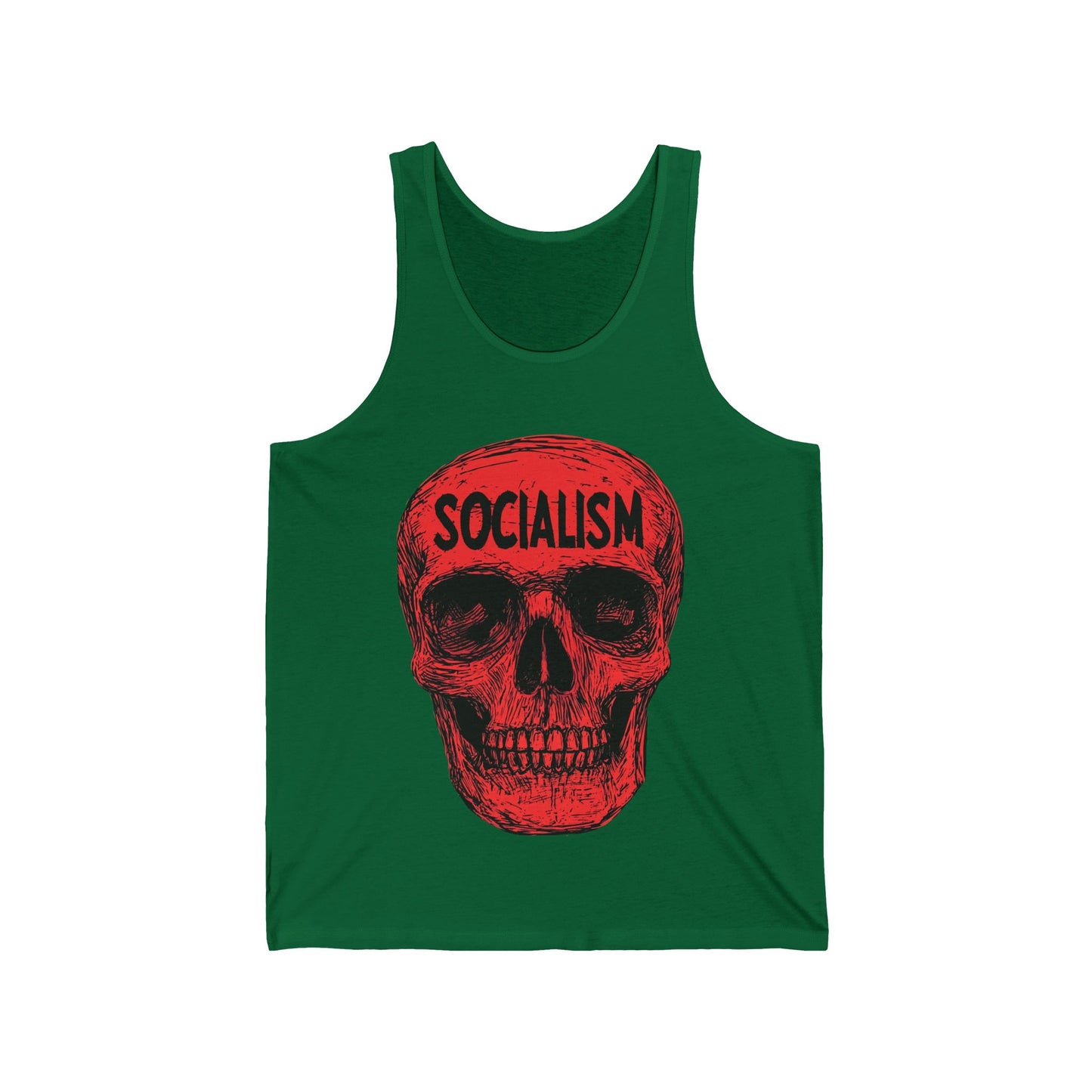 Socialism Means Death Unisex Jersey Tank