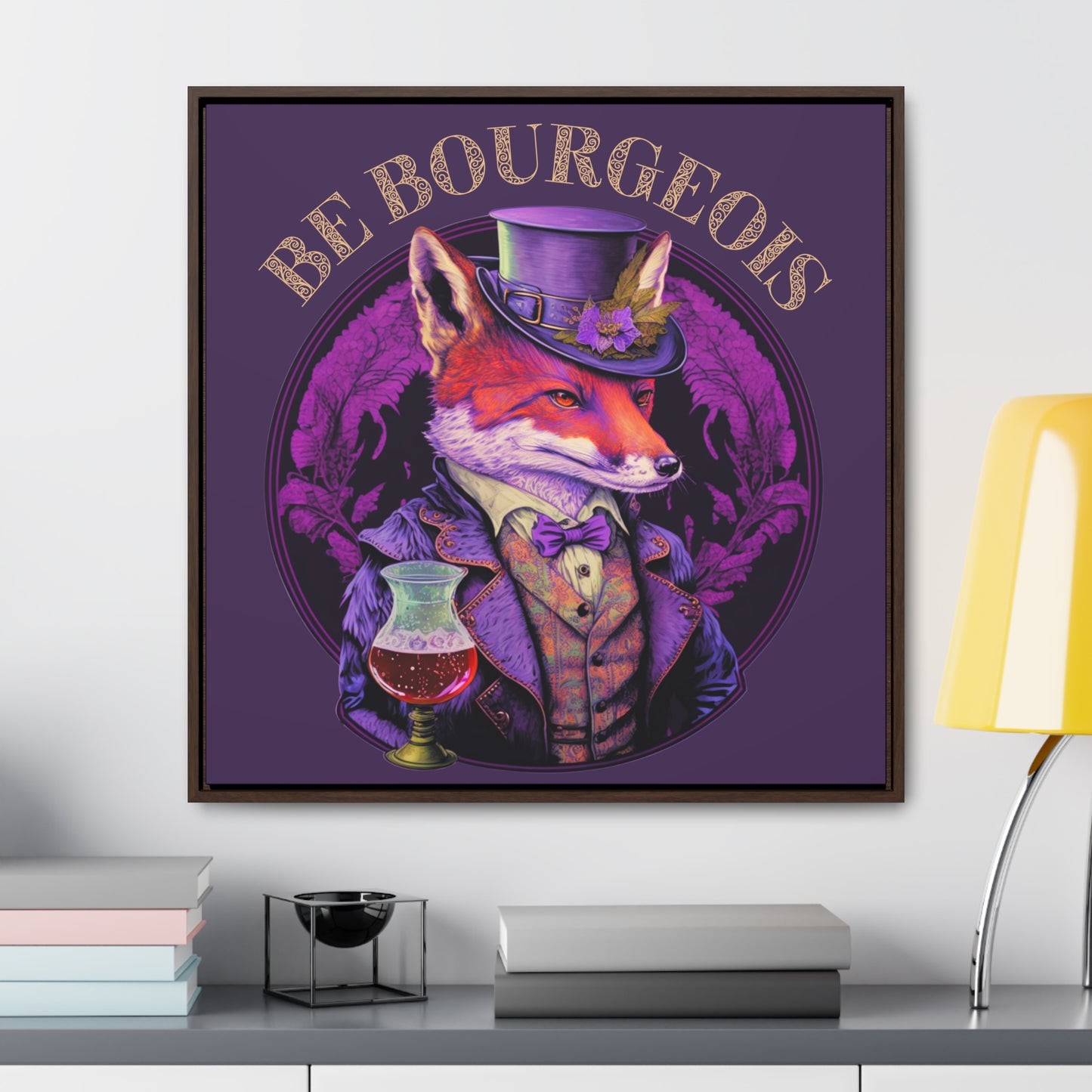 Be Bourgeois Gallery Canvas Wraps, Square Frame