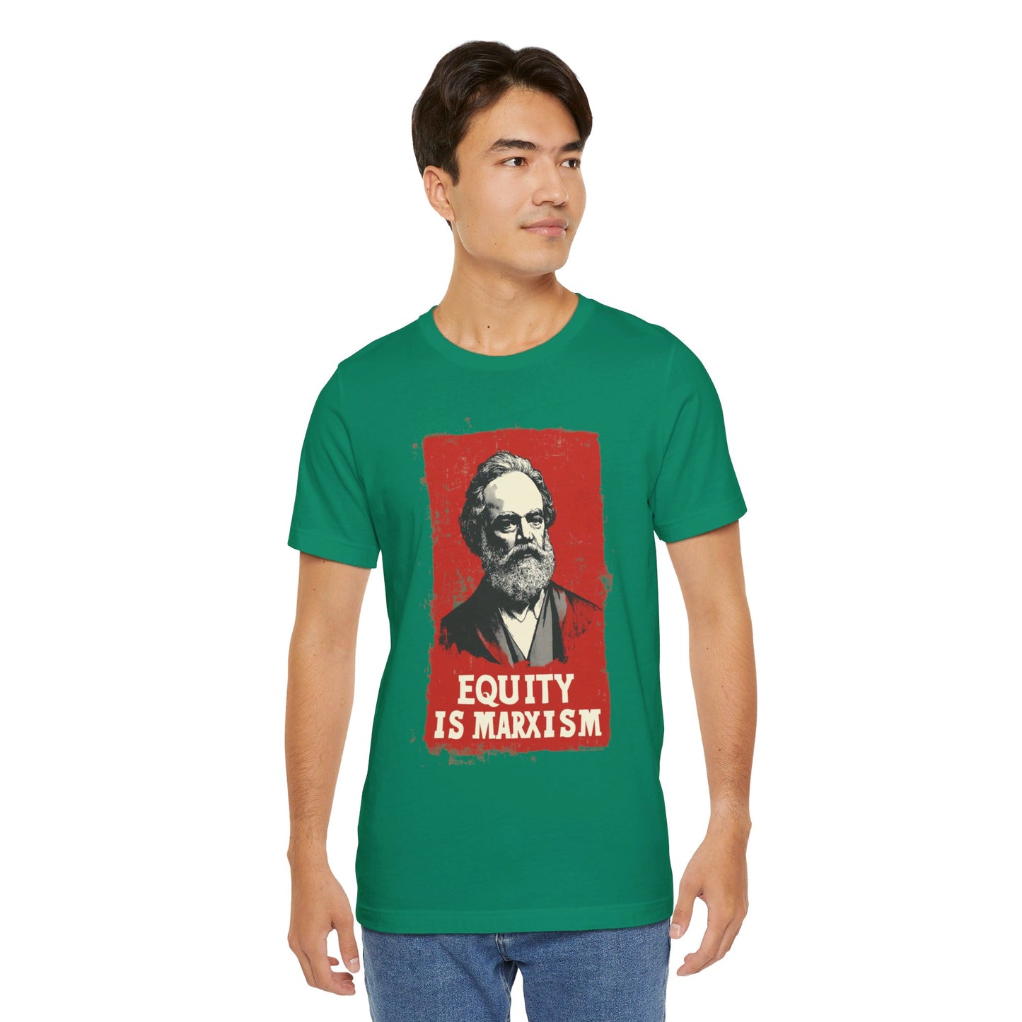 Equity Is Marxism Unisex Jersey Short Sleeve Tee