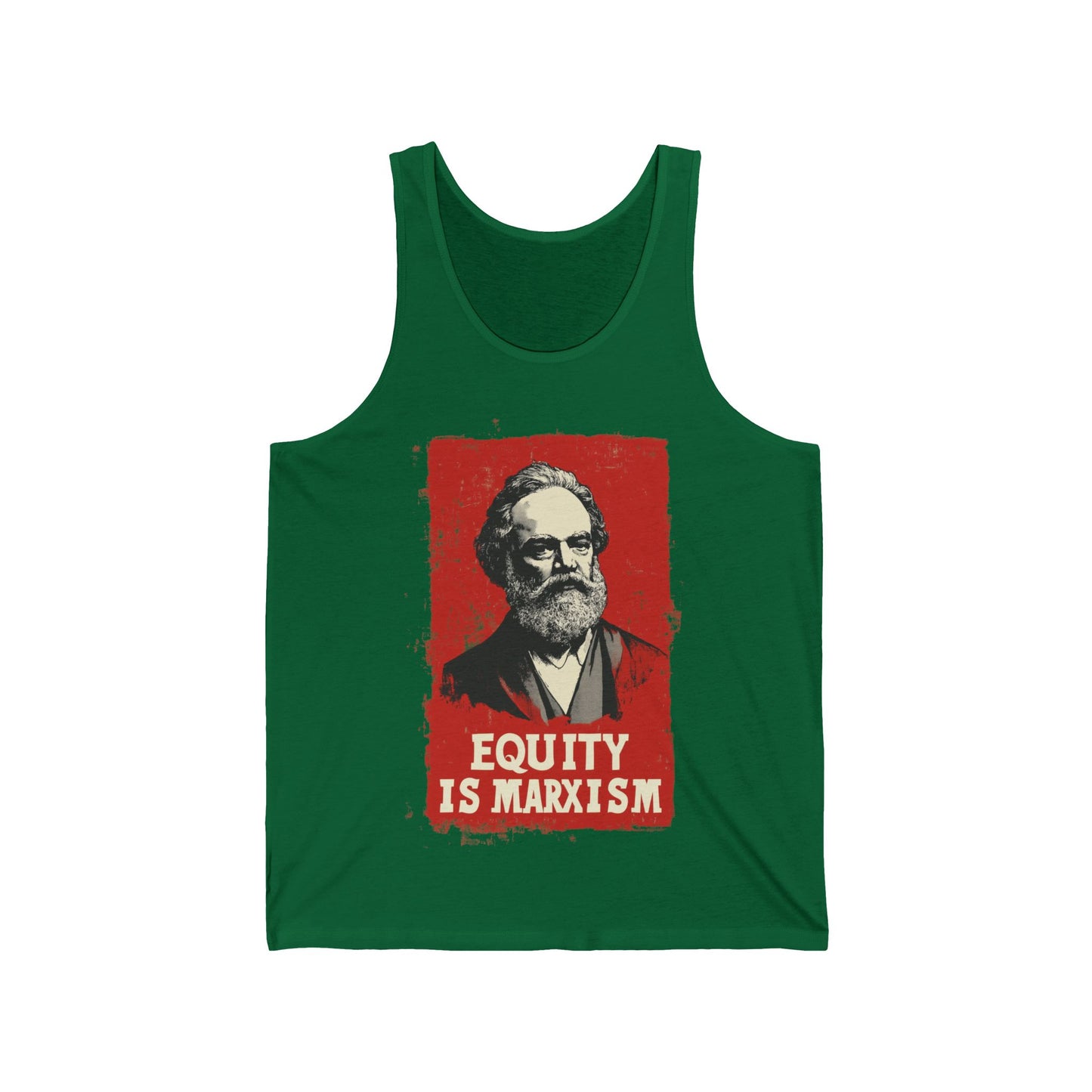 Equity Is Marxism Unisex Jersey Tank