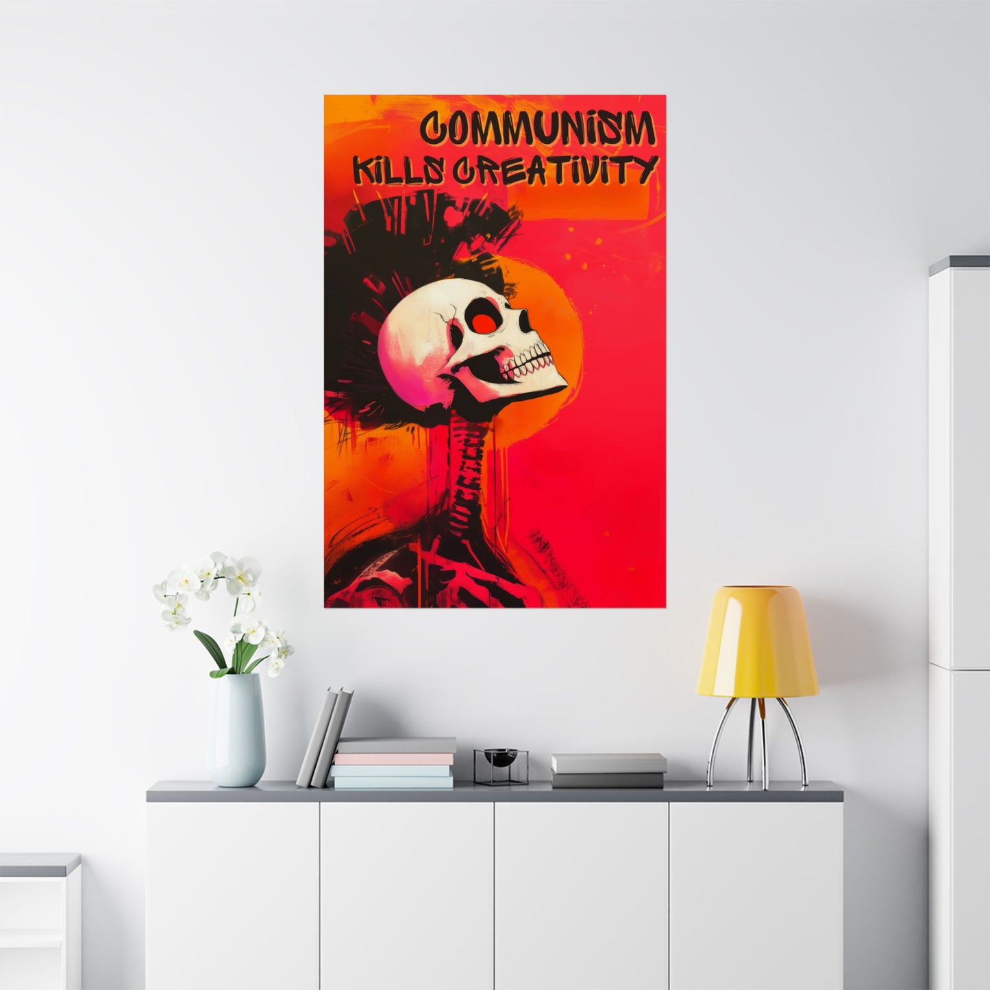 Communism Kills Creativity Matte Vertical Posters