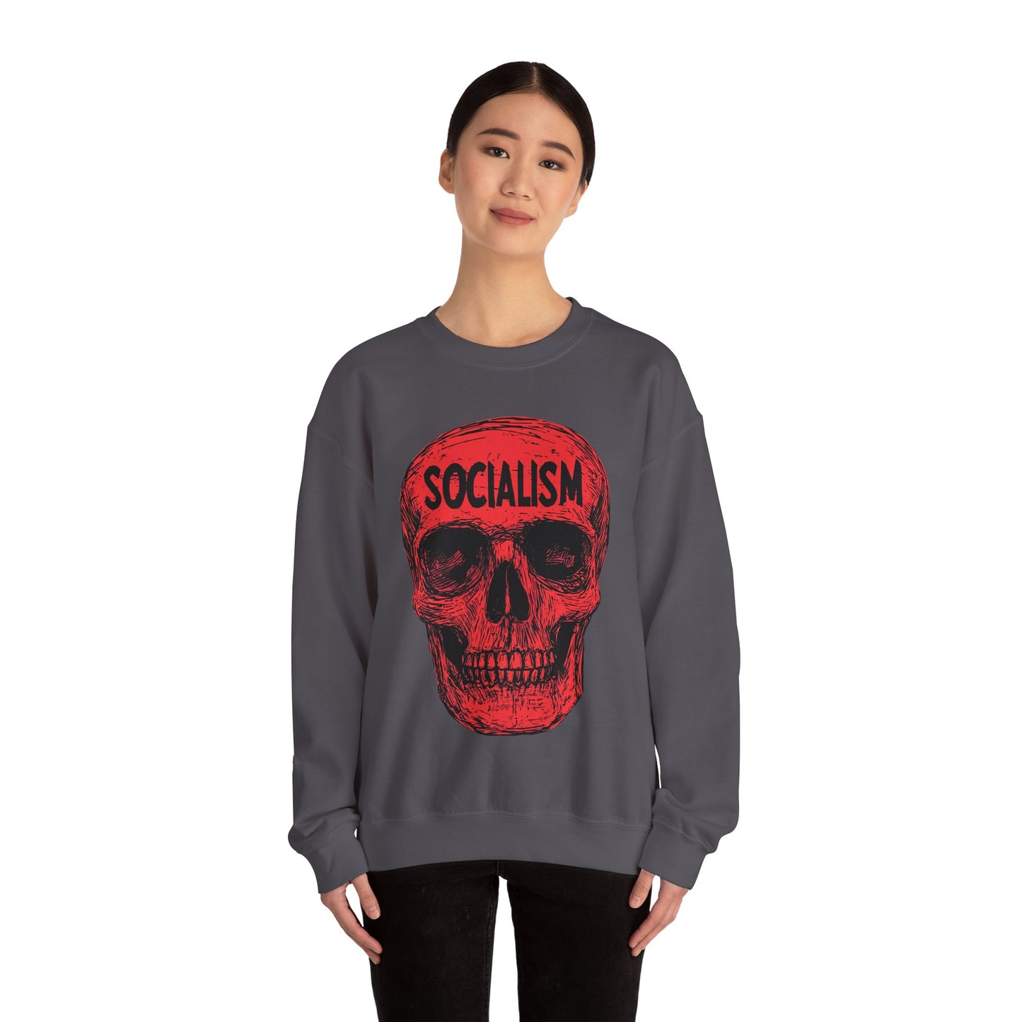 Socialism Means Death Unisex Heavy Blend™ Crewneck Sweatshirt