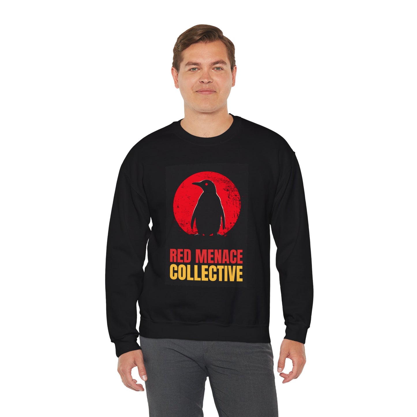 Red Menace Collective - Penguin Unisex Heavy Blend™ Crewneck Sweatshirt