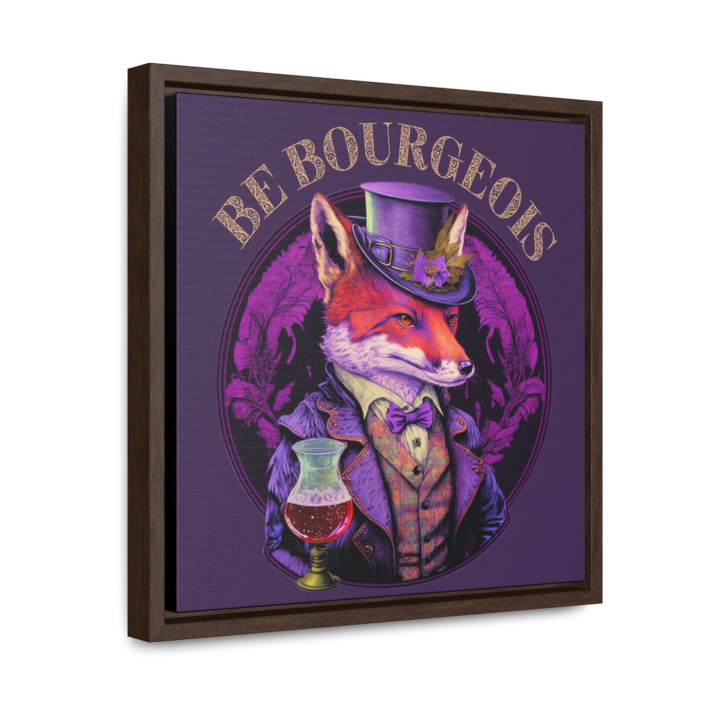 Be Bourgeois Gallery Canvas Wraps, Square Frame