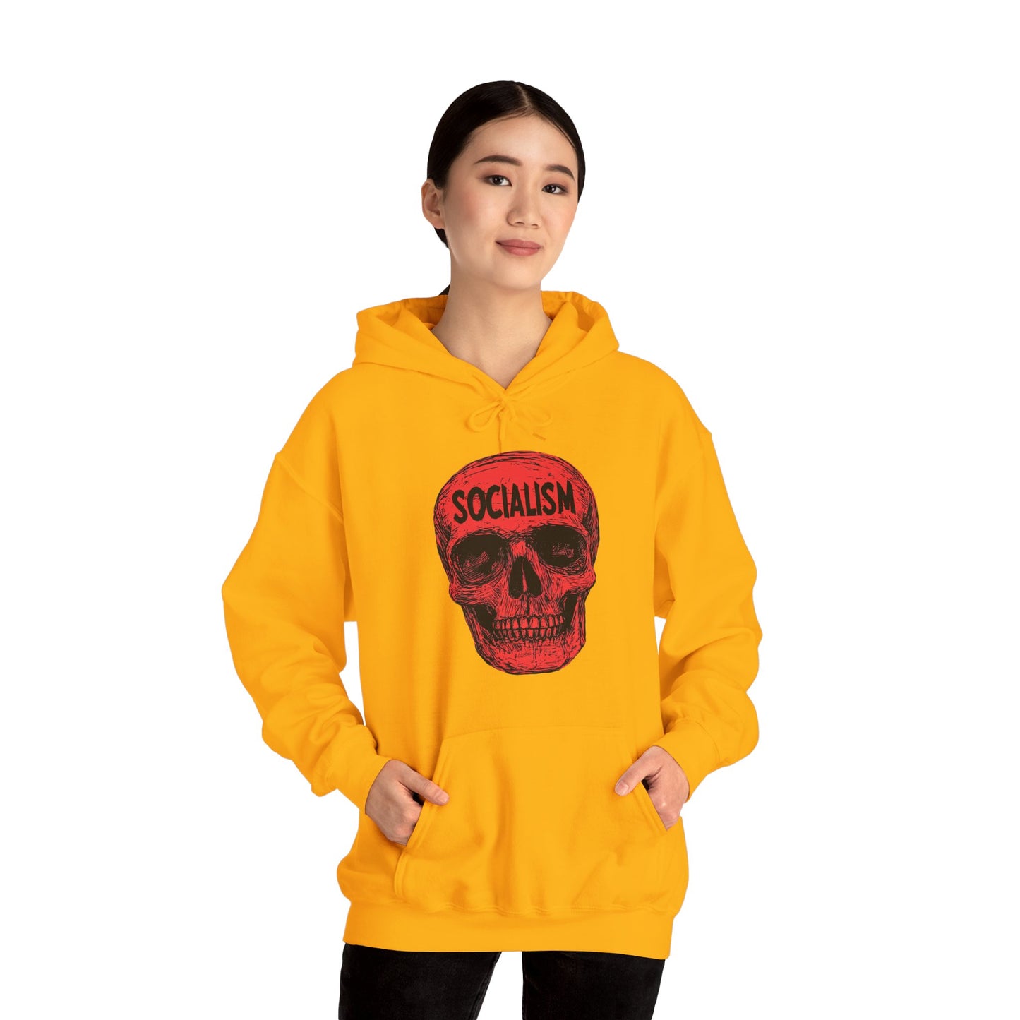 Socialism Means Death Unisex Heavy Blend™ Hooded Sweatshirt